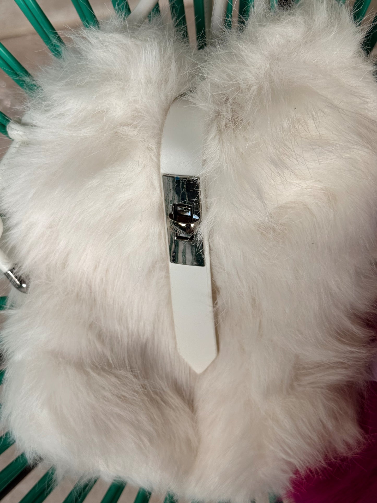 BOLSILLO DE OMBRO PELO SINTÉTICO MULTICOLOR