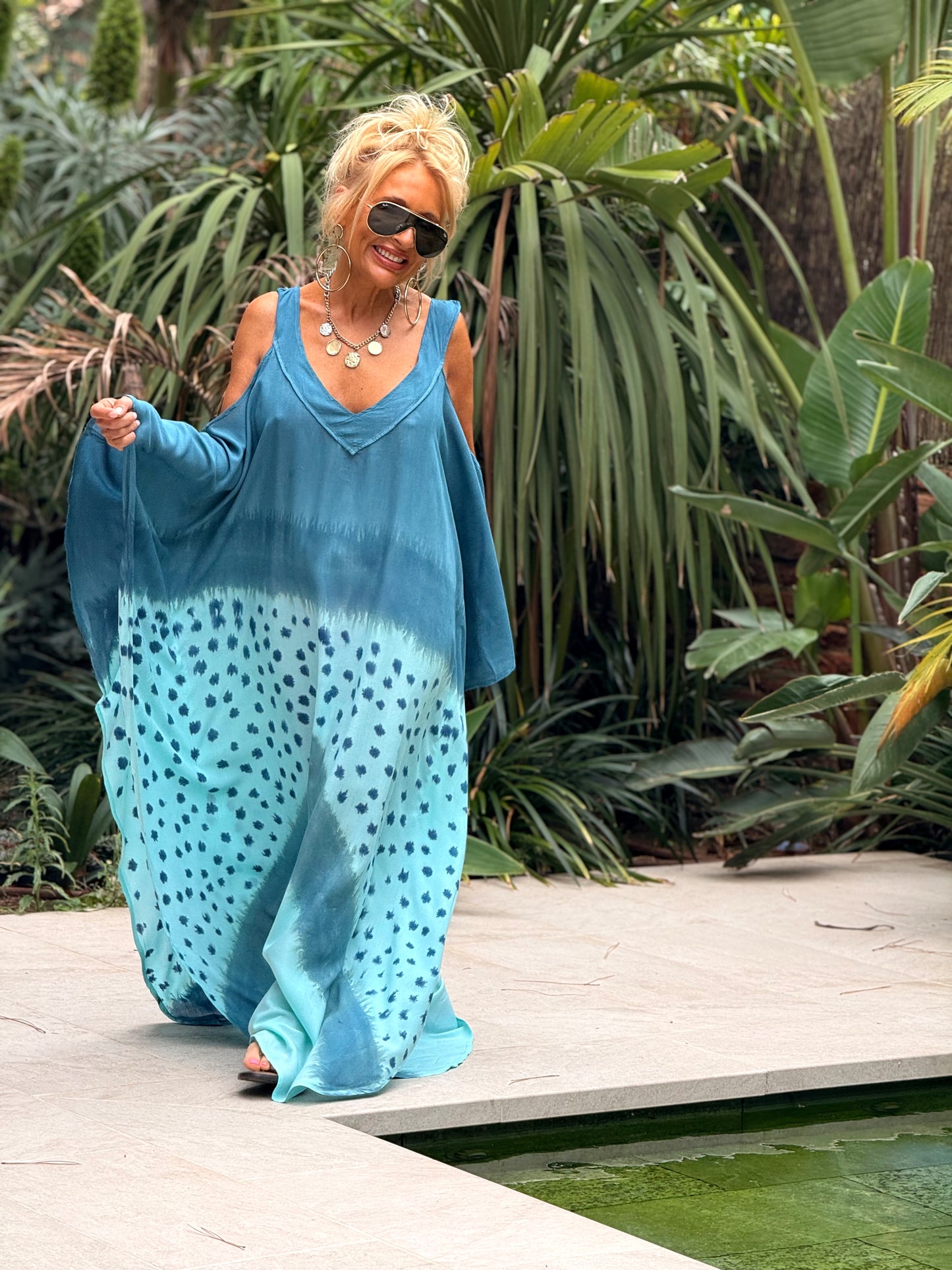 VESTIDO SUPER OVERSIZE FORMENTERA MULTICOLOR