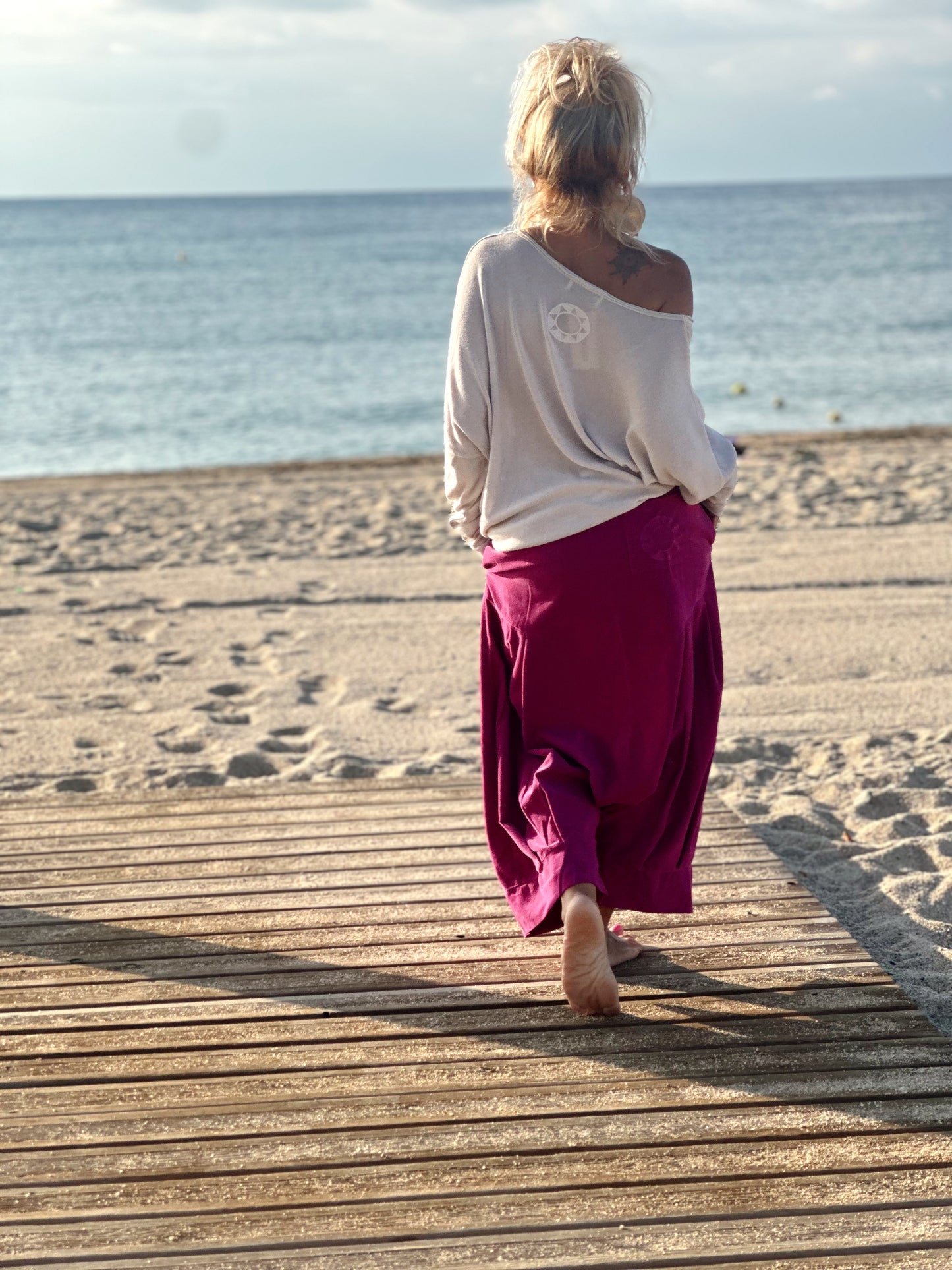 PANTALONES PANA CROPPED BAGGY OVERSIZE MULTICOLOR