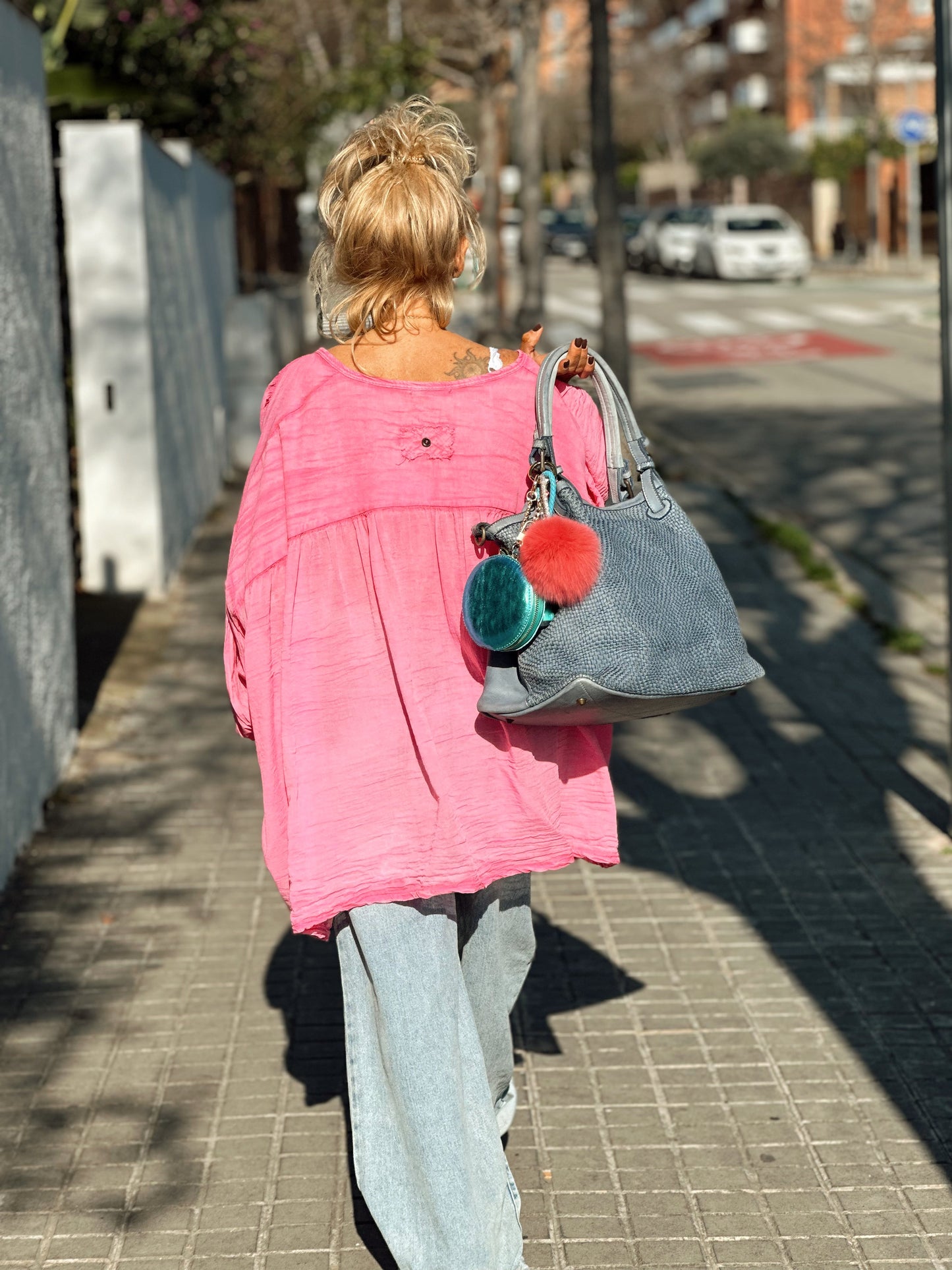 BLUSA SUPER OVERSIZE LUPA MULTICOLOR