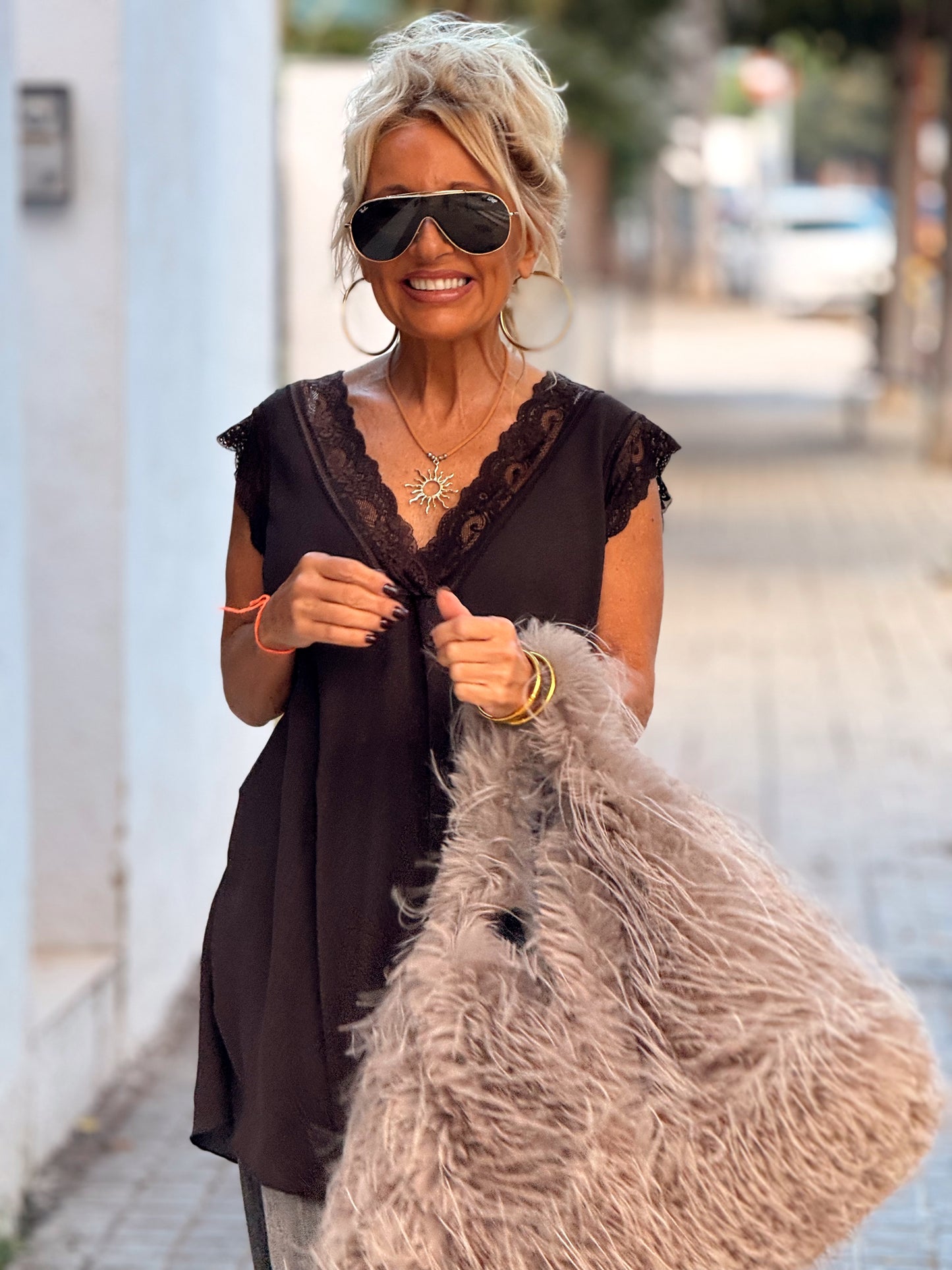 TOP LENCERO SUPER OVERSIZE MAGALY MULTICOLOR