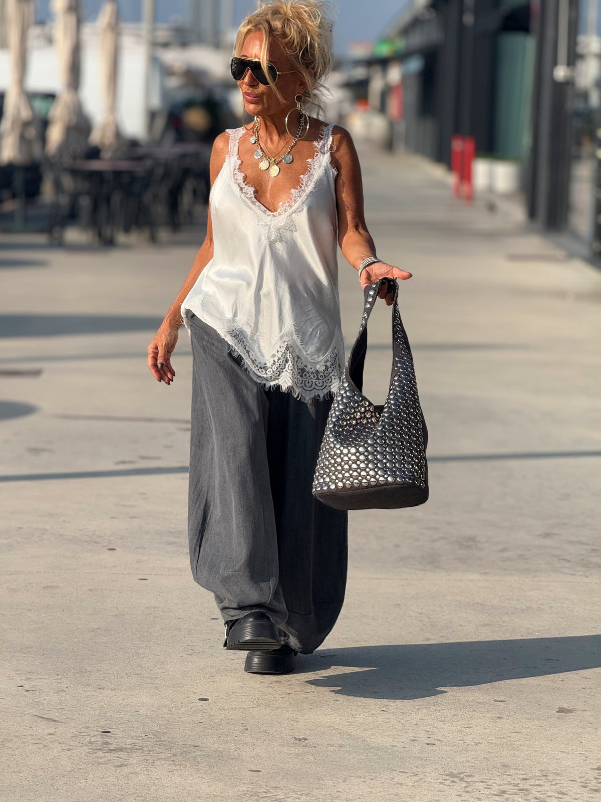 PANTALON OVERSIZE EDU GRIS