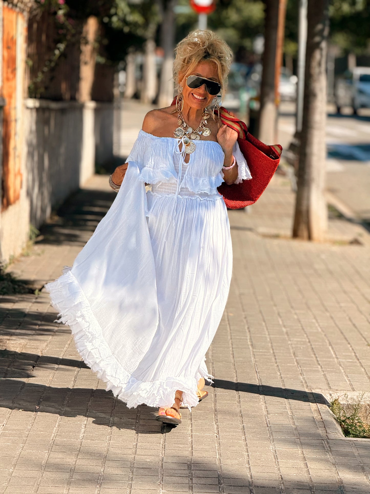VESTIDO BOHO MULTICOLOR
