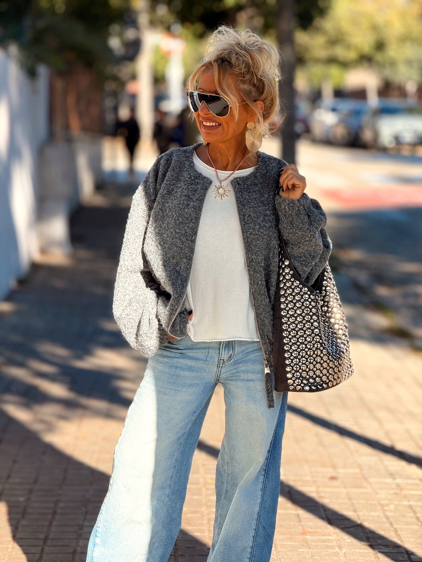 BOMBER DELIA MULTICOLOR