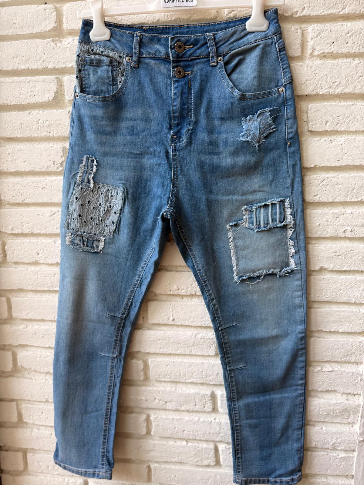 PANTALÓN DETALLE TEJANO