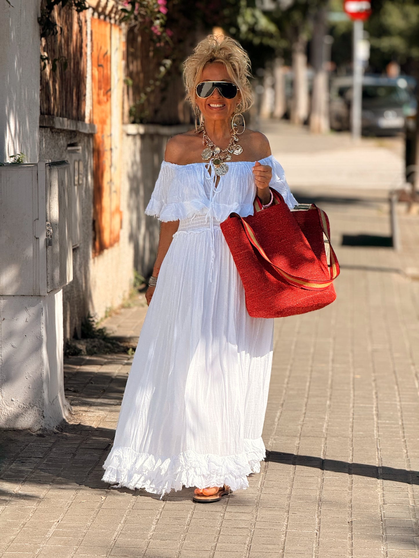 VESTIDO BOHO MULTICOLOR