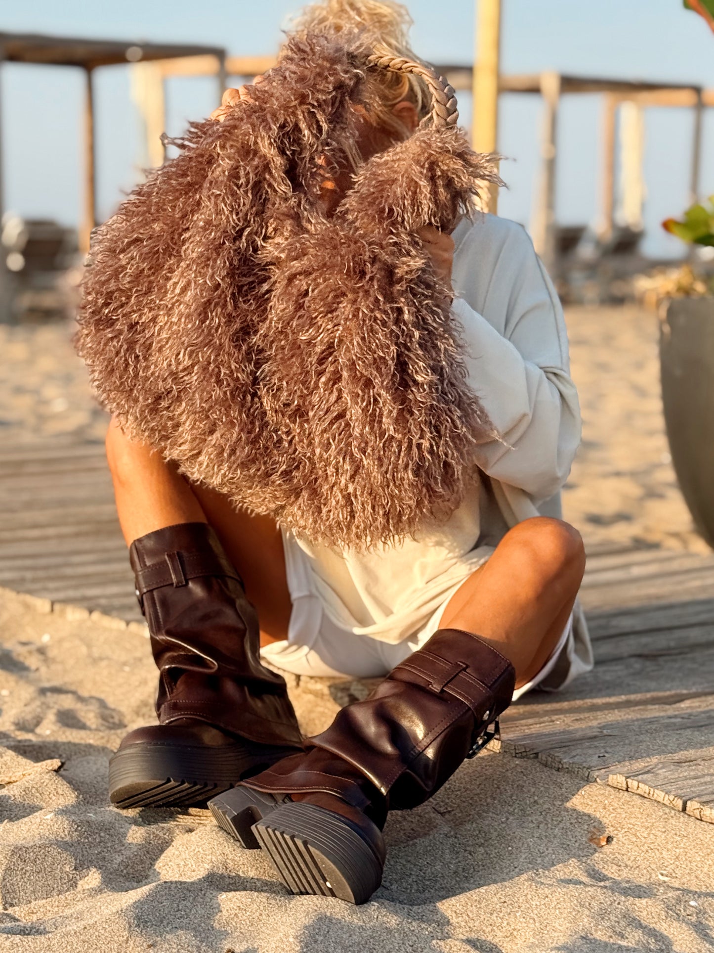 BOLSO PELO SINTÉTICO KEZIA MULTICOLOR