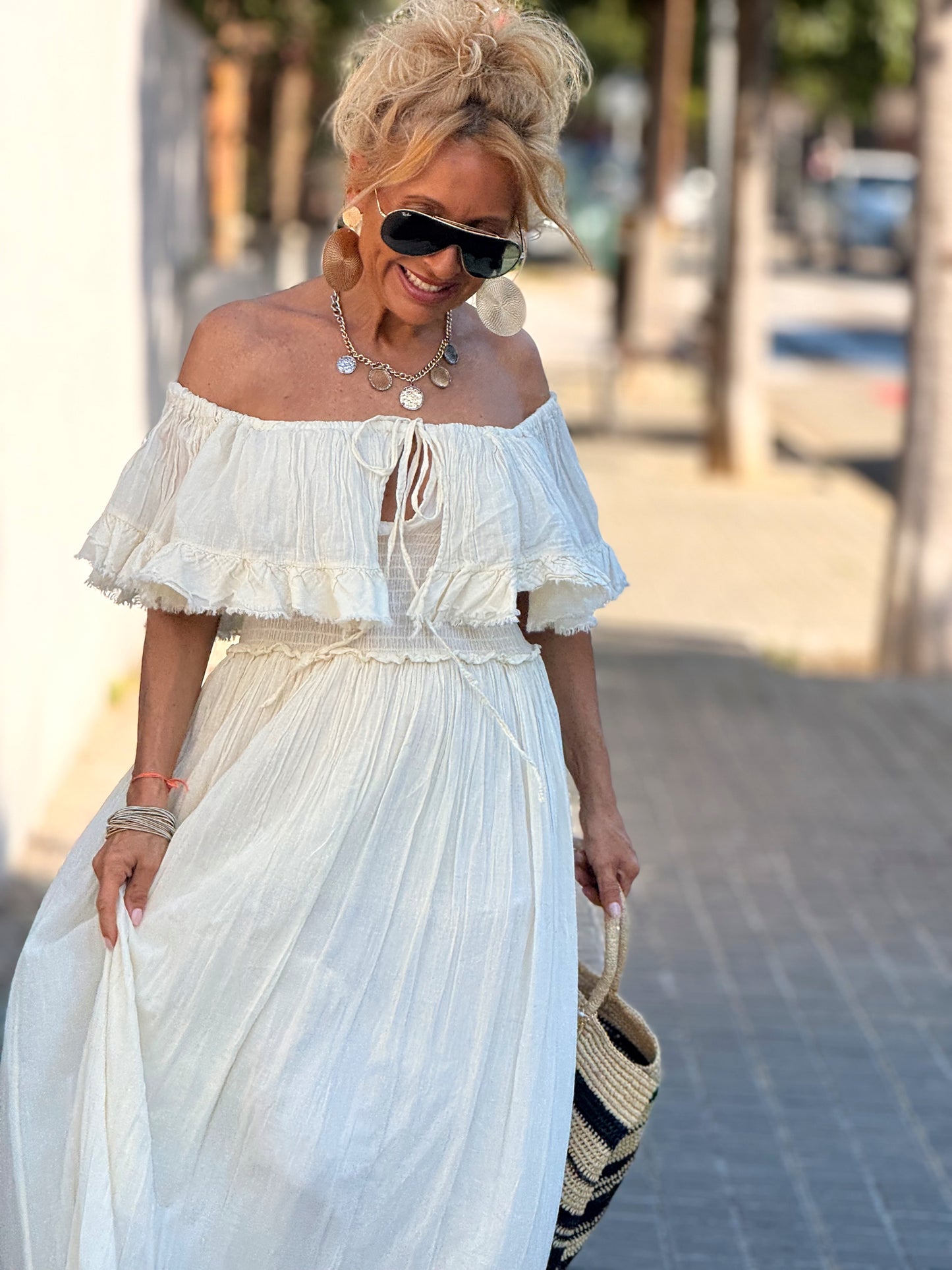 VESTIDO BOHO MULTICOLOR