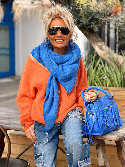 CHAQUETA ALPACA NARANJA