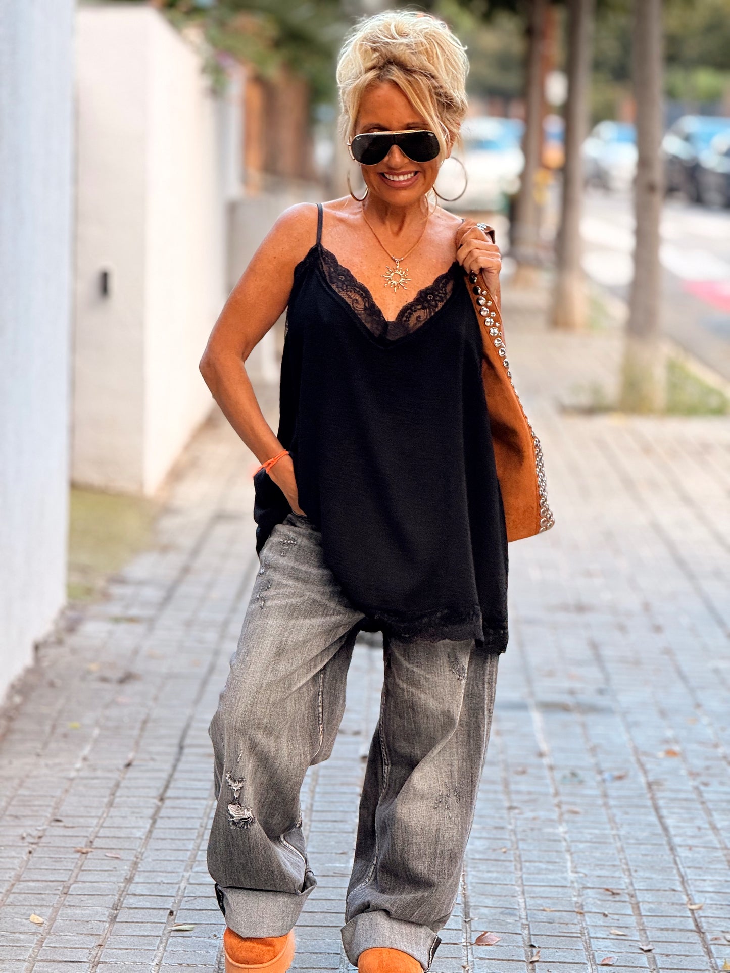 TOP LENCERO SUPER OVERSIZE LUISA MULTICOLOR