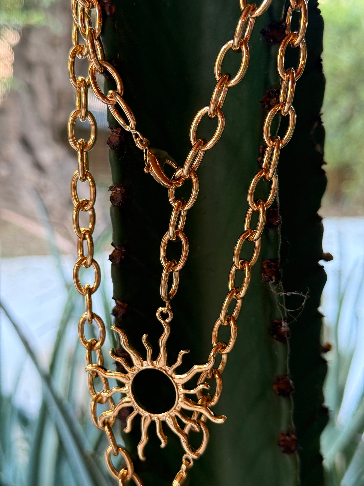 SET 3 COLLARES SOL ☀️ DORADO