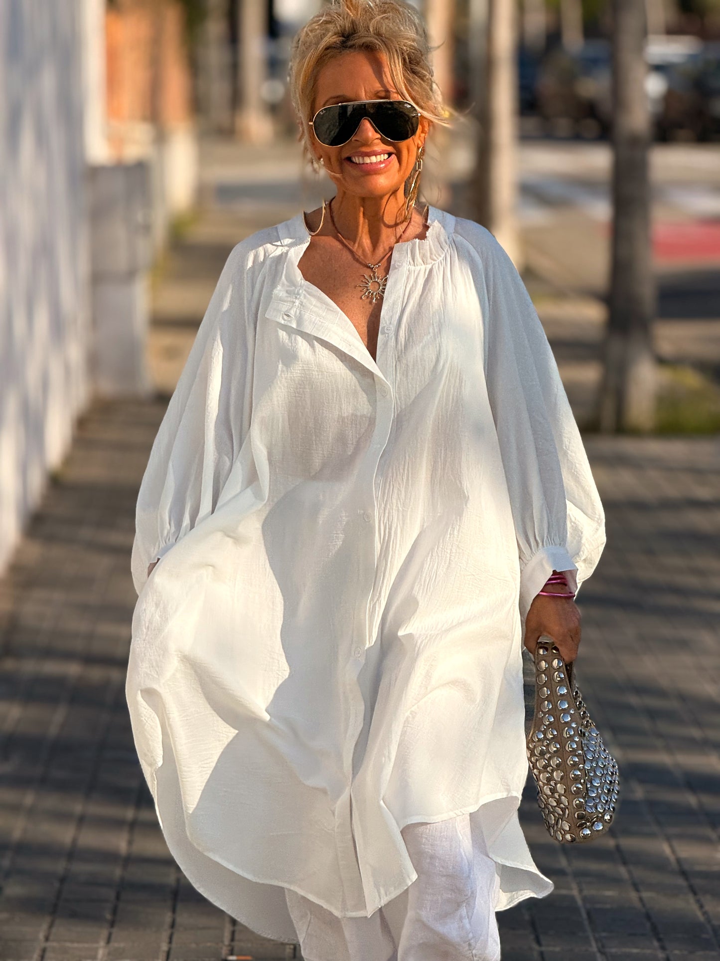 VESTIDO OVERSIZE NINA MULTICOLOR