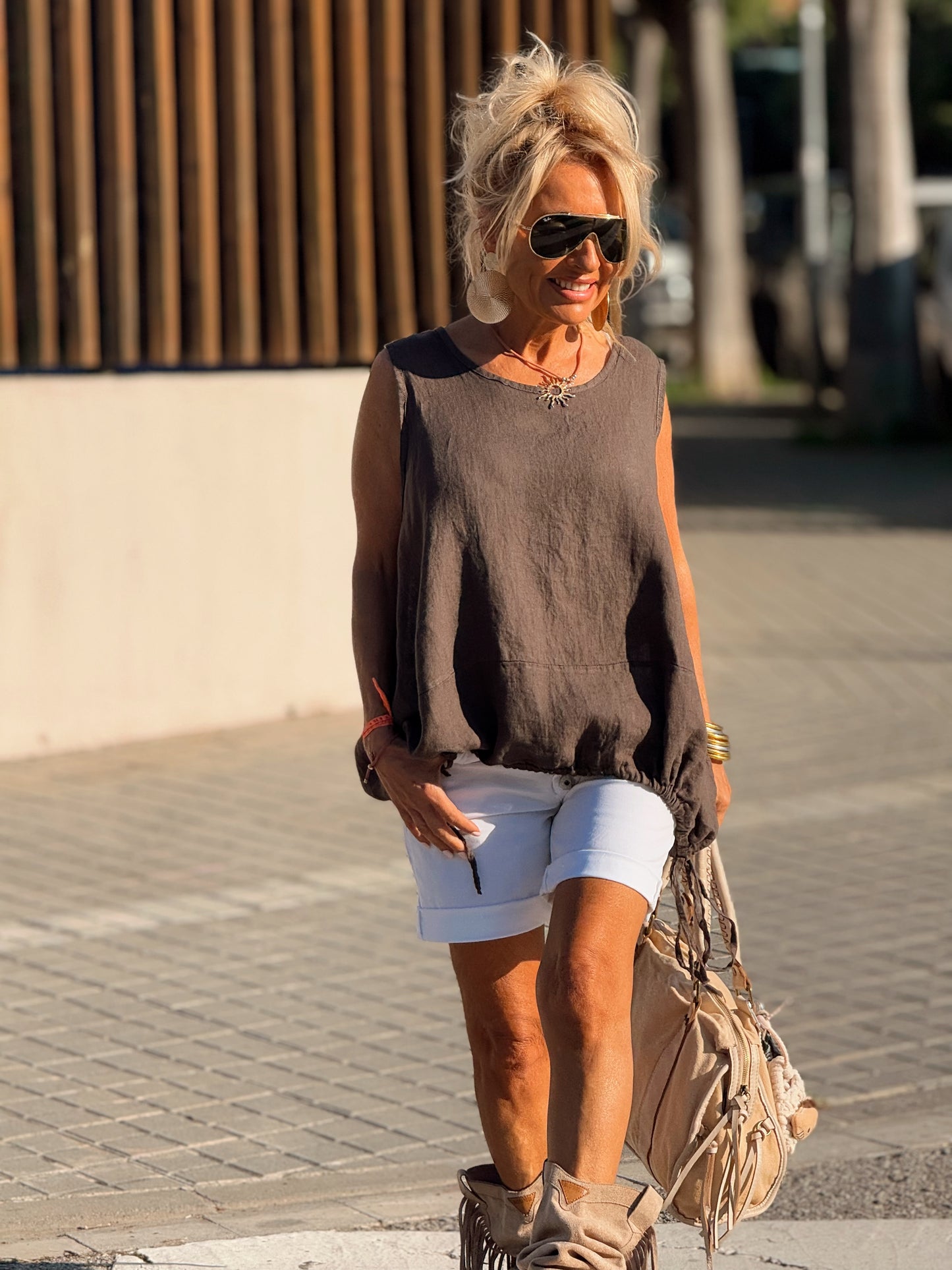 BLUSA LINO ARTHUR MULTICOLOR