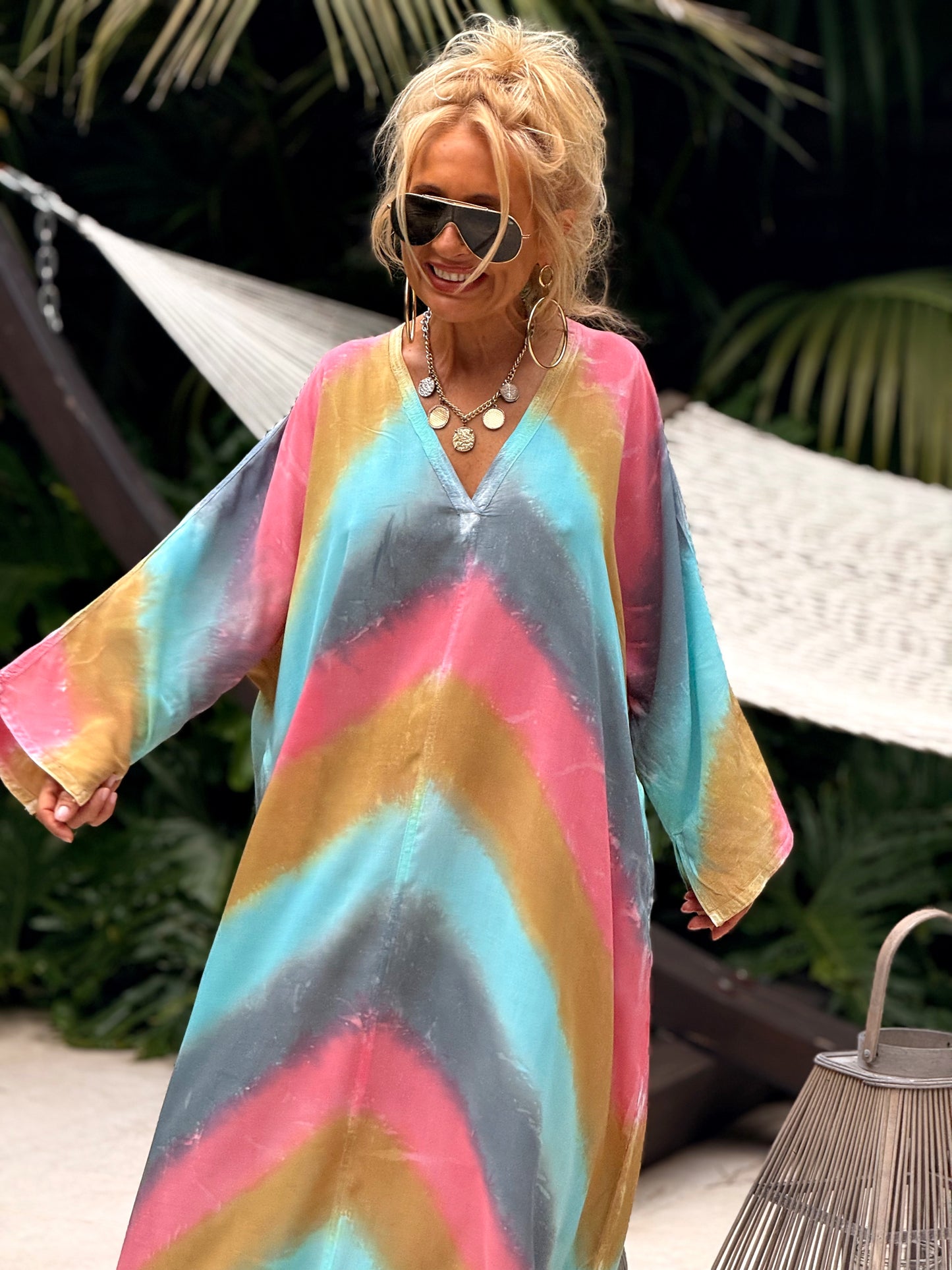 VESTIDO OVERSIZE IBIZA MULTICOLOR