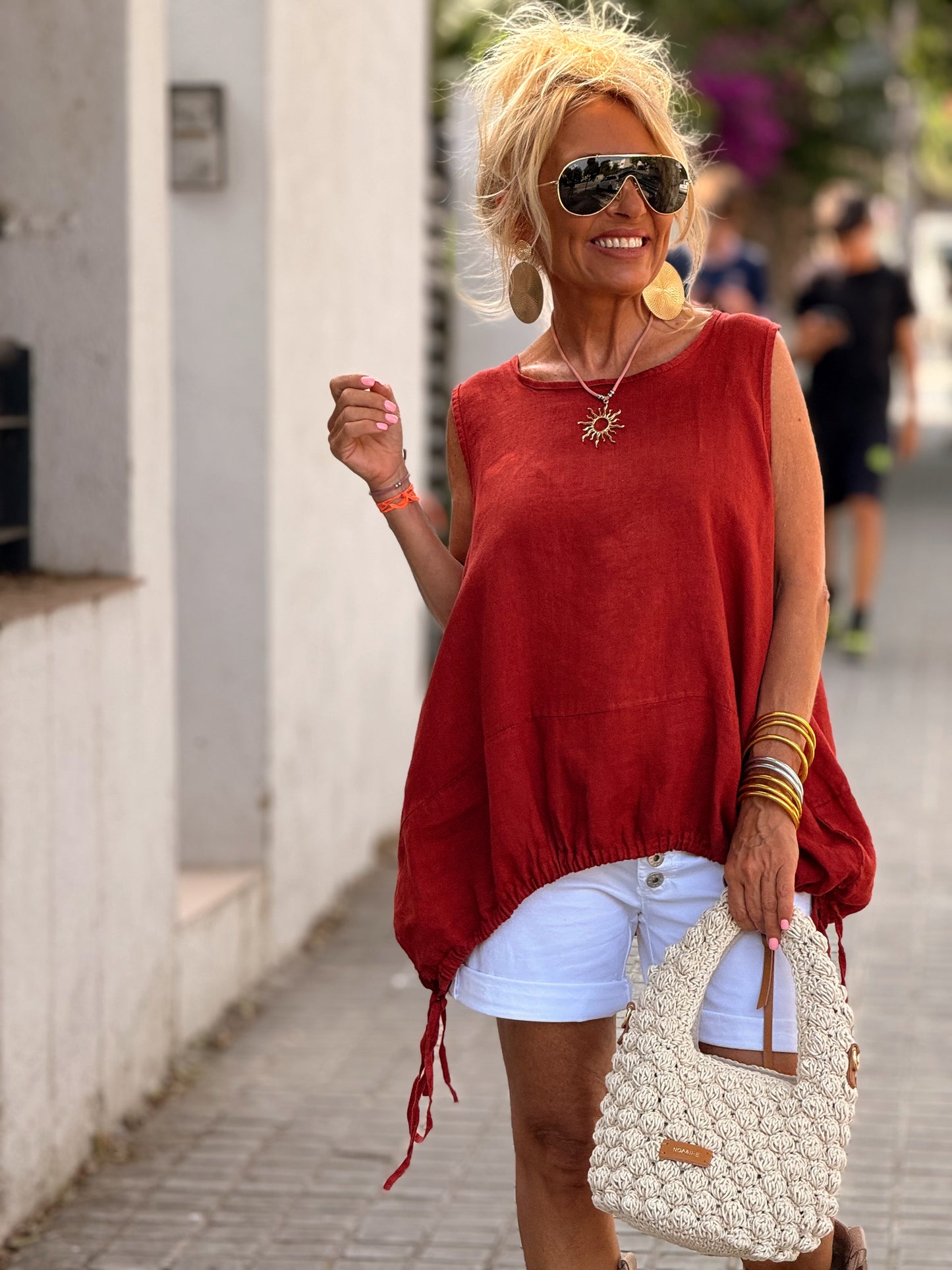 BLUSA LINO ARTHUR MULTICOLOR