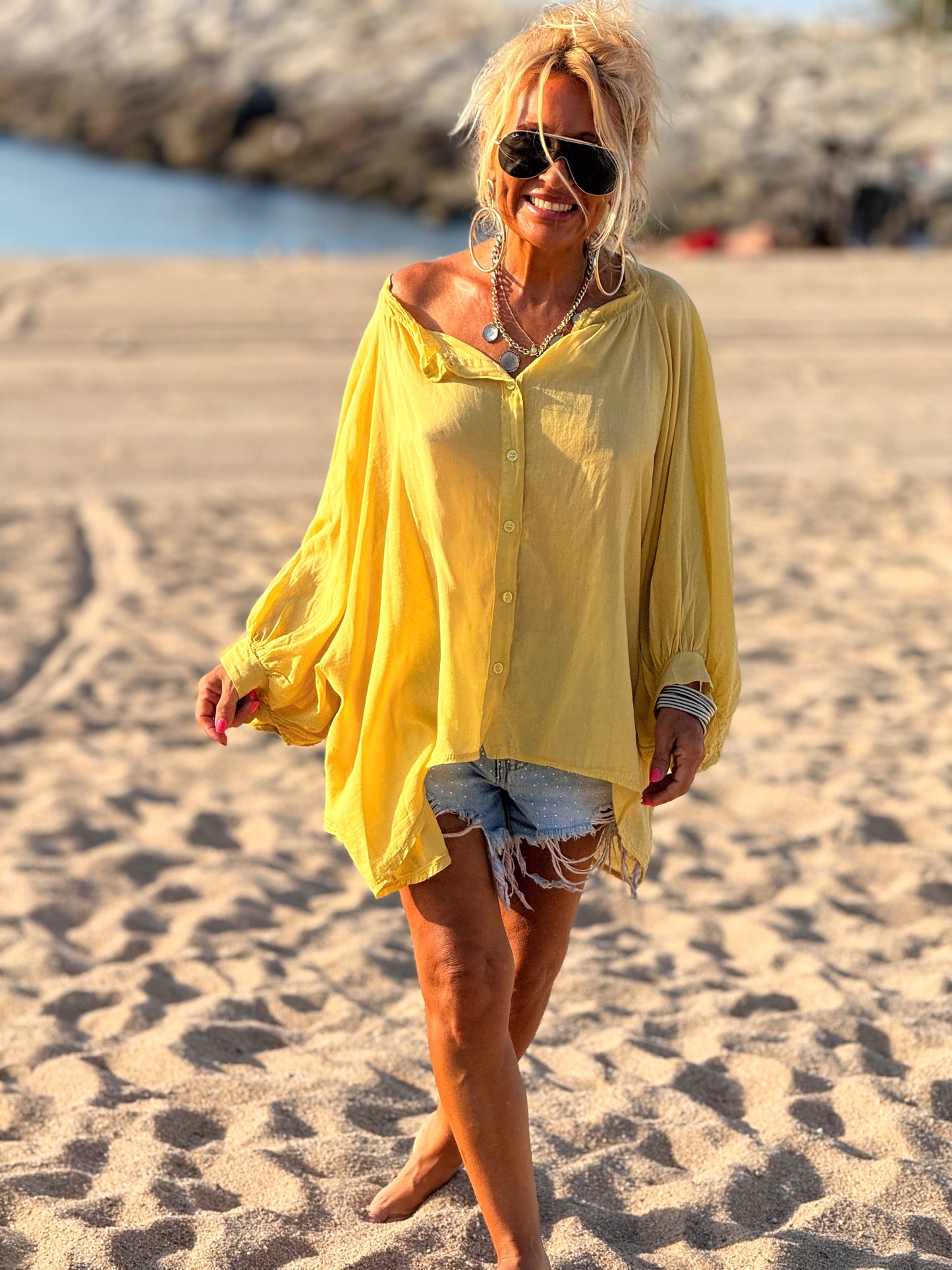 BLUSA OVERSIZE NINA MULTICOLOR