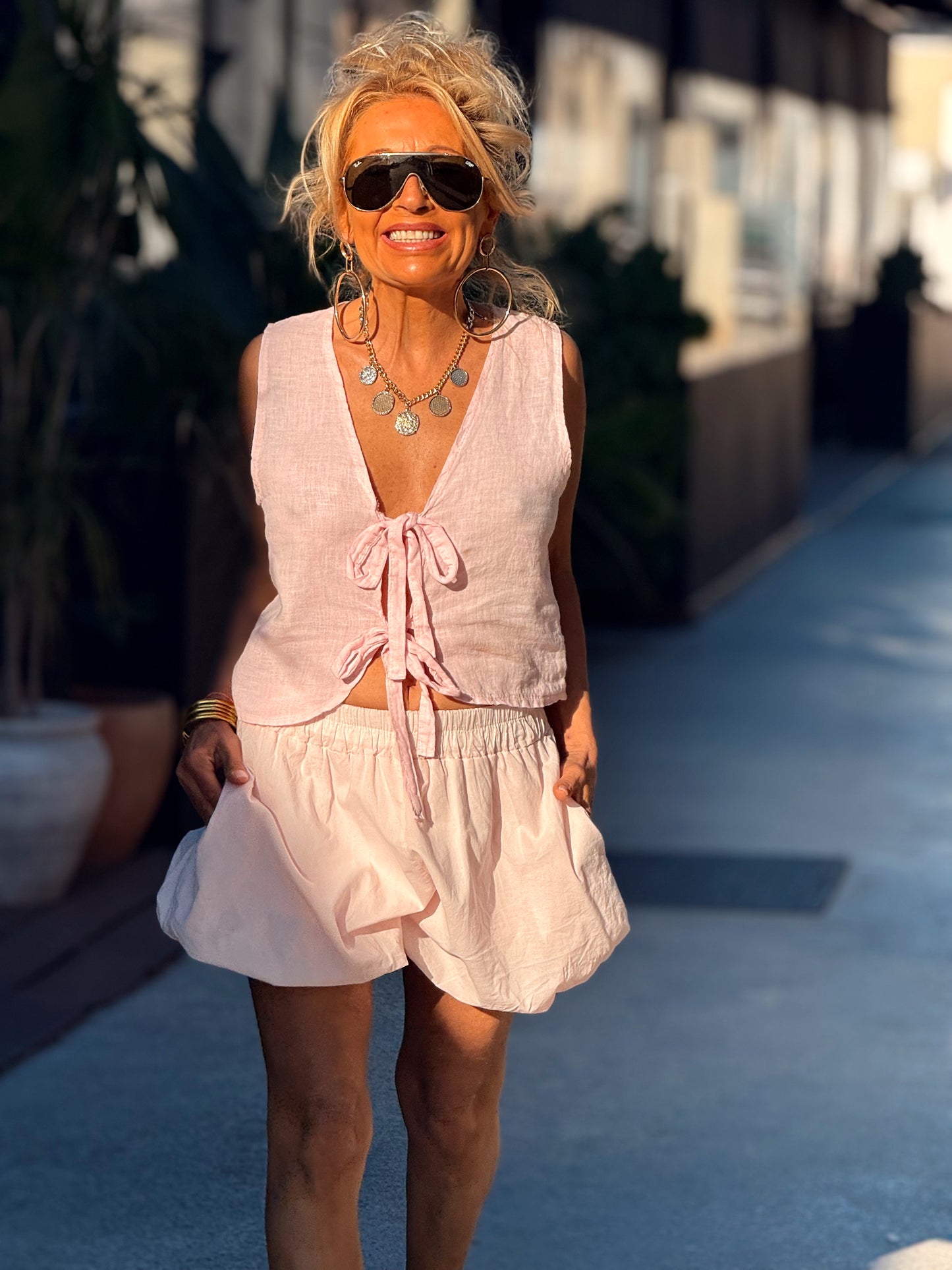 SHORT BOHO MULTICOLOR