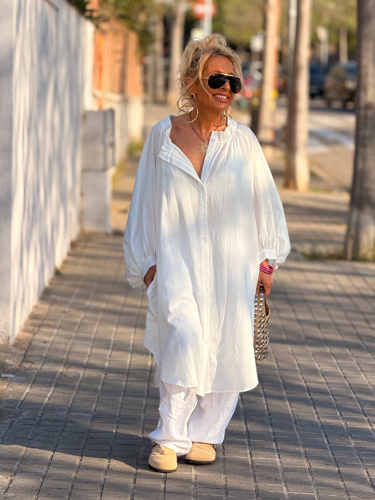 VESTIDO OVERSIZE NINA MULTICOLOR