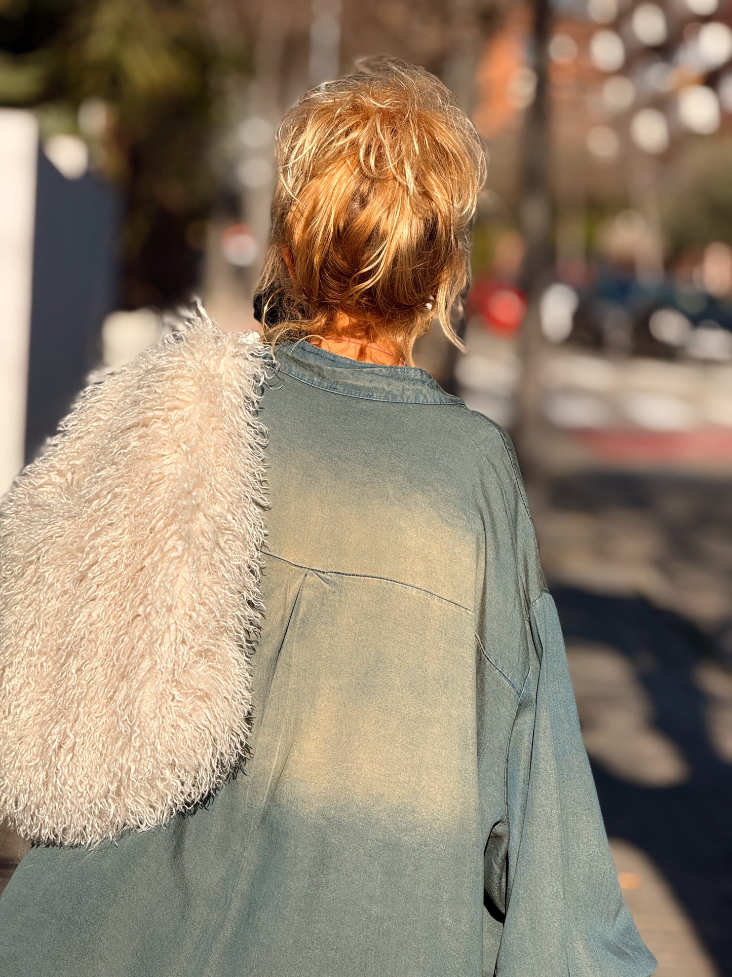 CAMISA-VESTIDO OVERSIZE VAQUEROS MAGDA MULTICOLOR