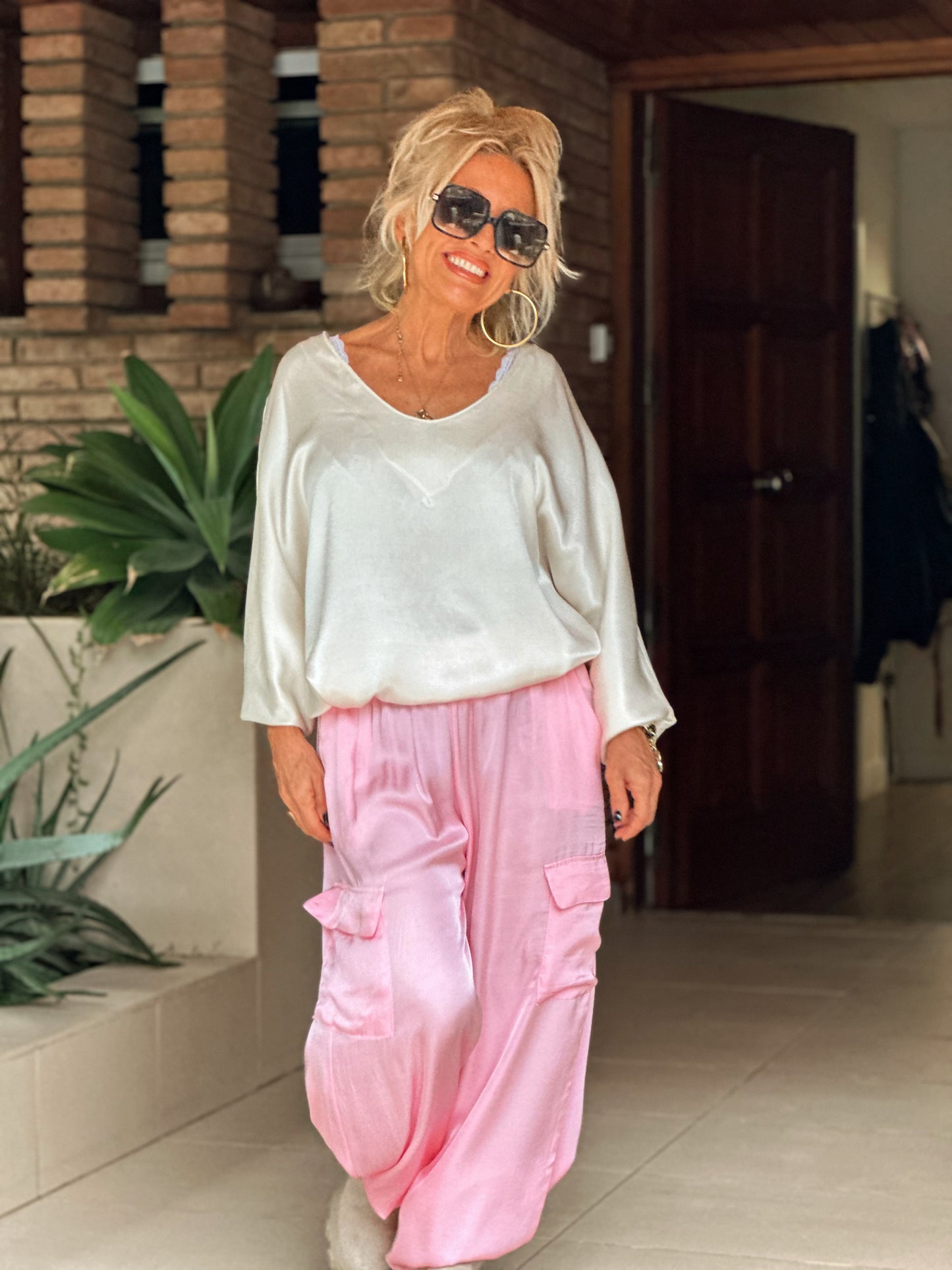 PANTALON SABRINA ROSA