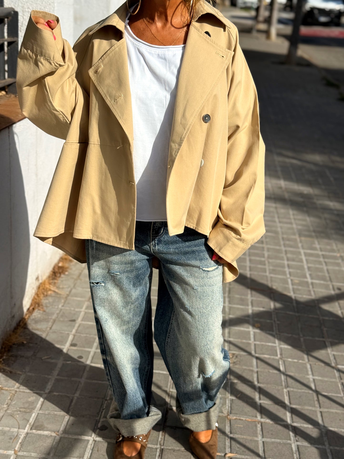 CHAQUETA OVERSIZE EVA MULTICOLOR