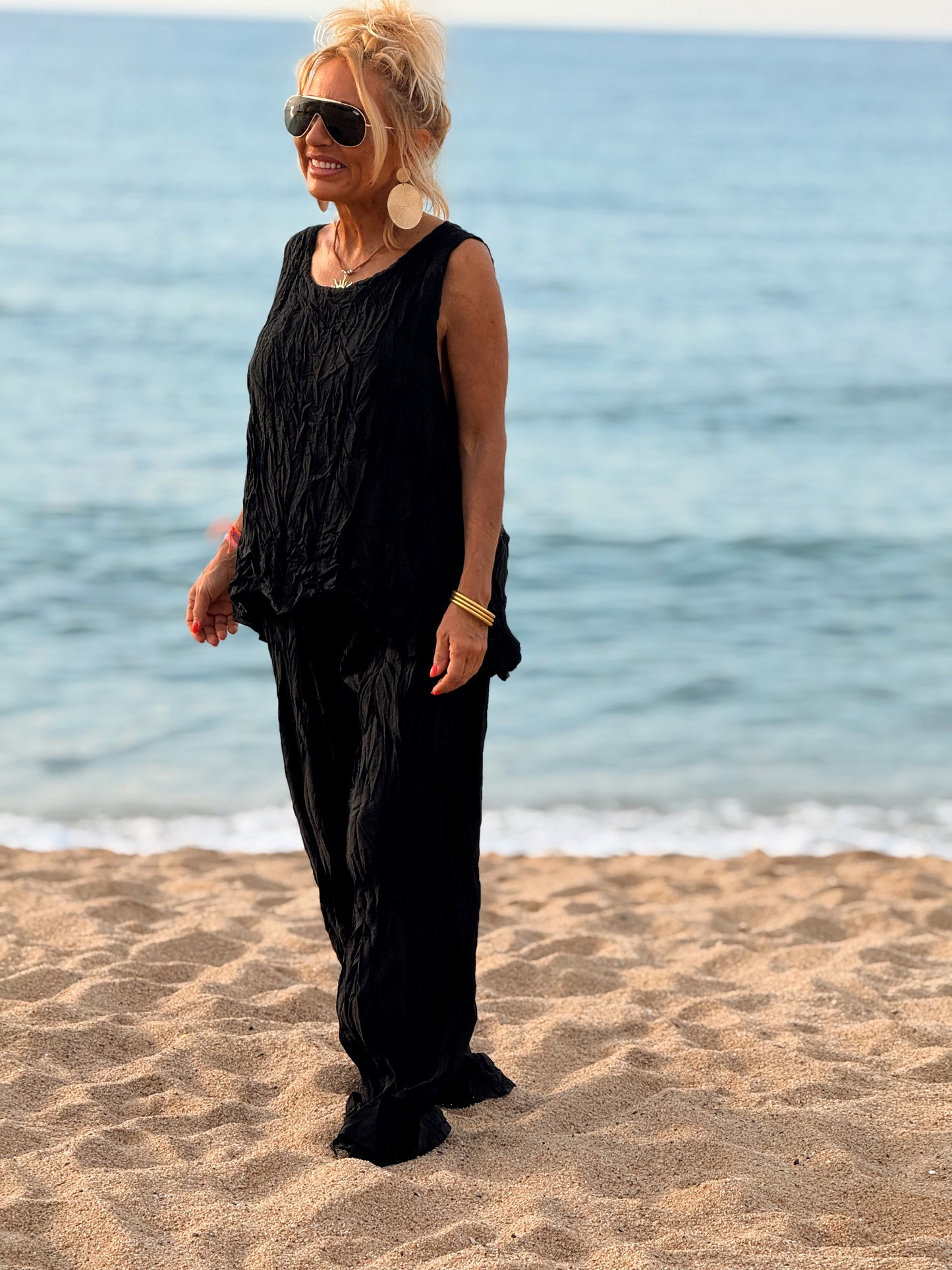 CONJUNTO ARRUGADO MULTICOLOR