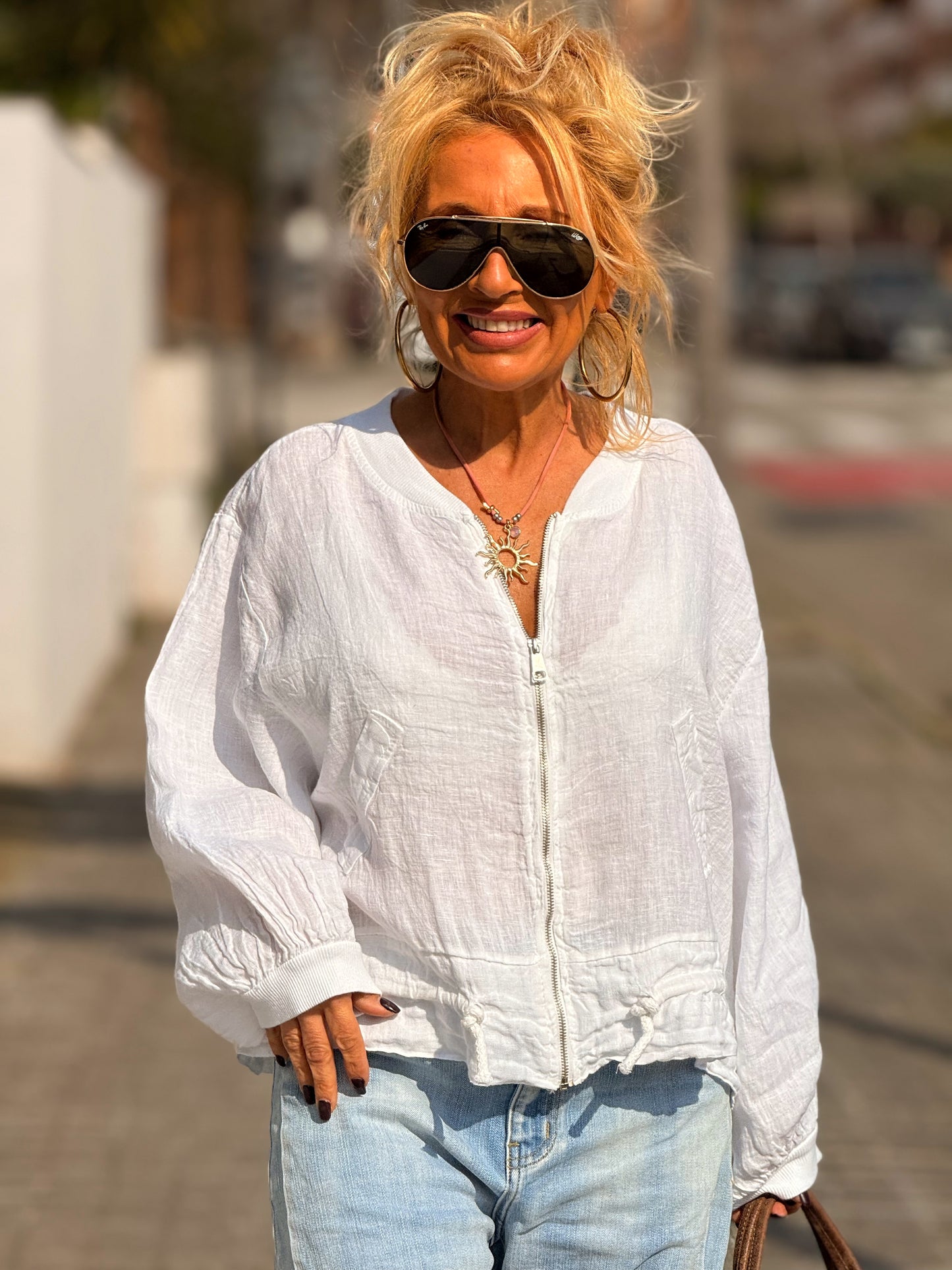 BOMBER LINO CAMILLE MULTICOLOR