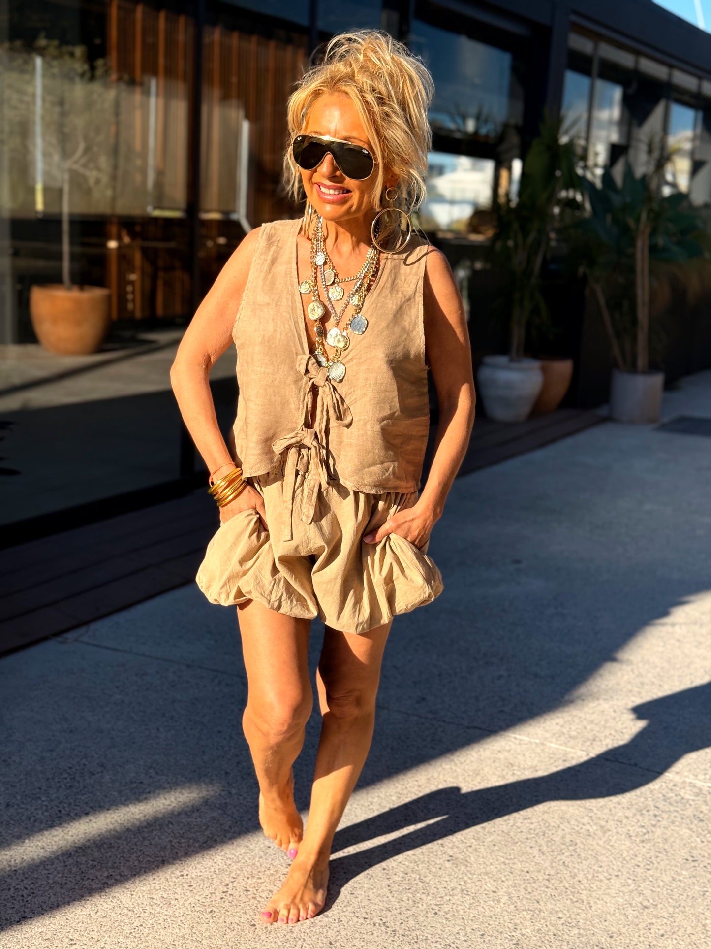 SHORT BOHO MULTICOLOR