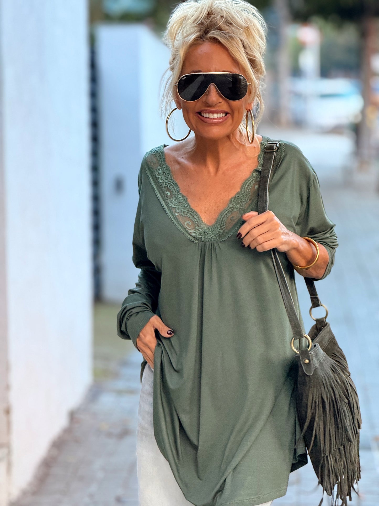 CAMISETA LENCERO SUPER OVERSIZE ESTHER MULTICOLOR