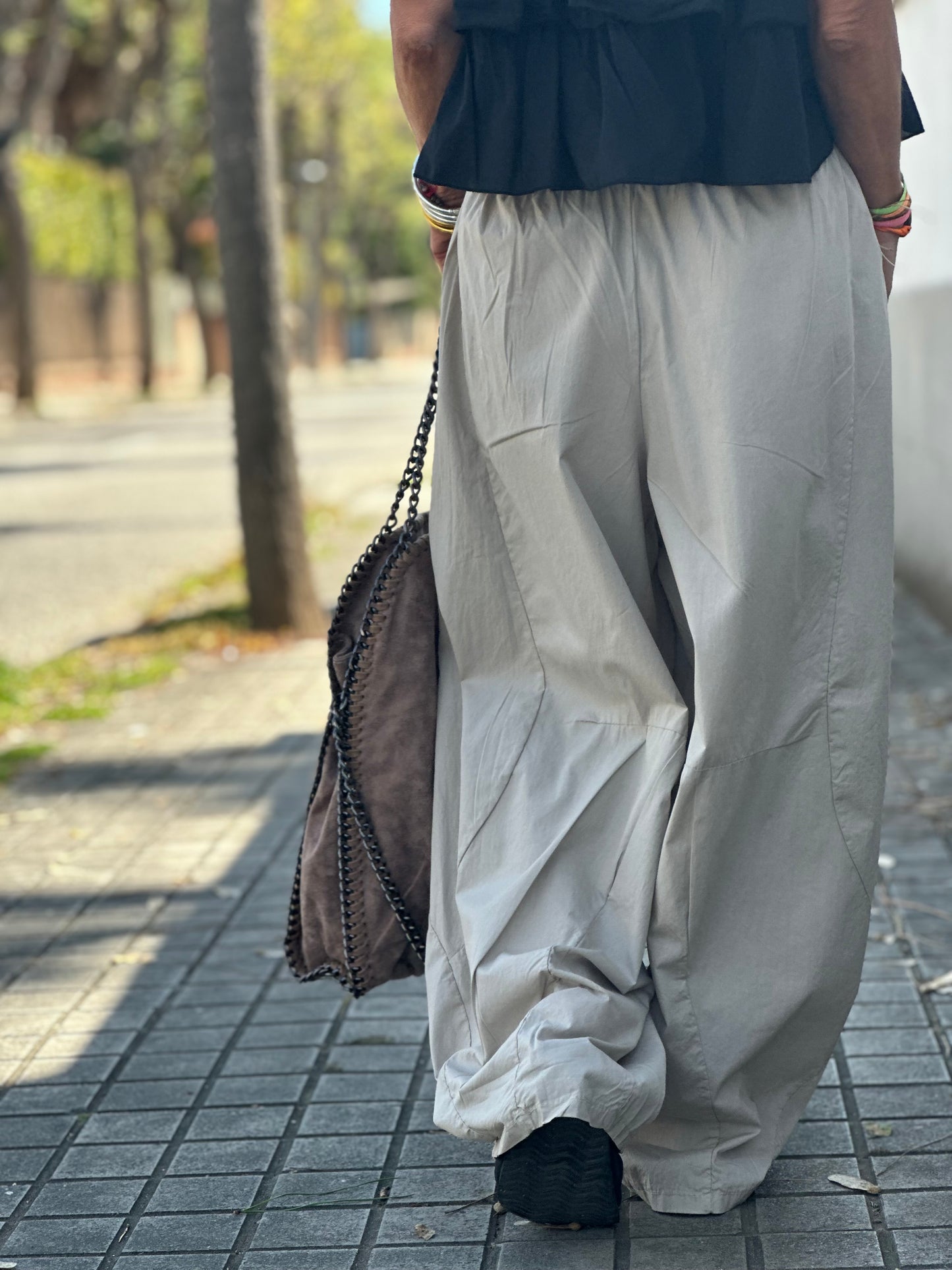 PANTALON BAGGY OVERSIZE PABLO BEIGE