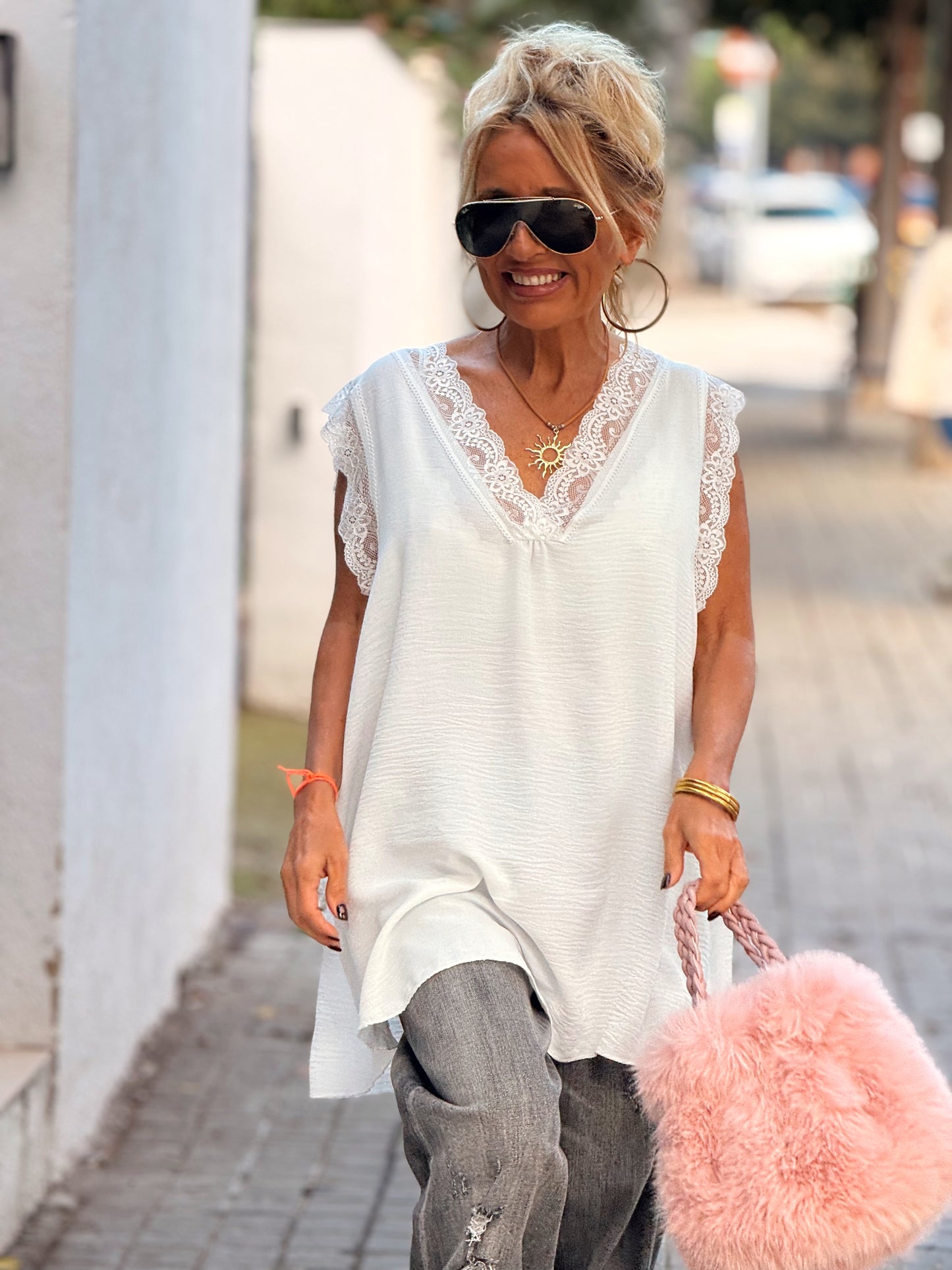 TOP LENCERO SUPER OVERSIZE MAGALY MULTICOLOR