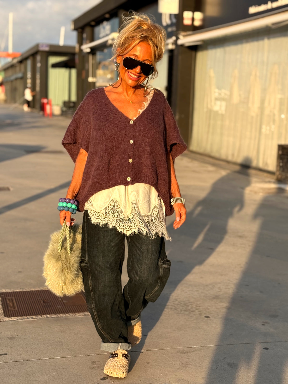 CHALECO OVERSIZE MARIANA MULTICOLOR