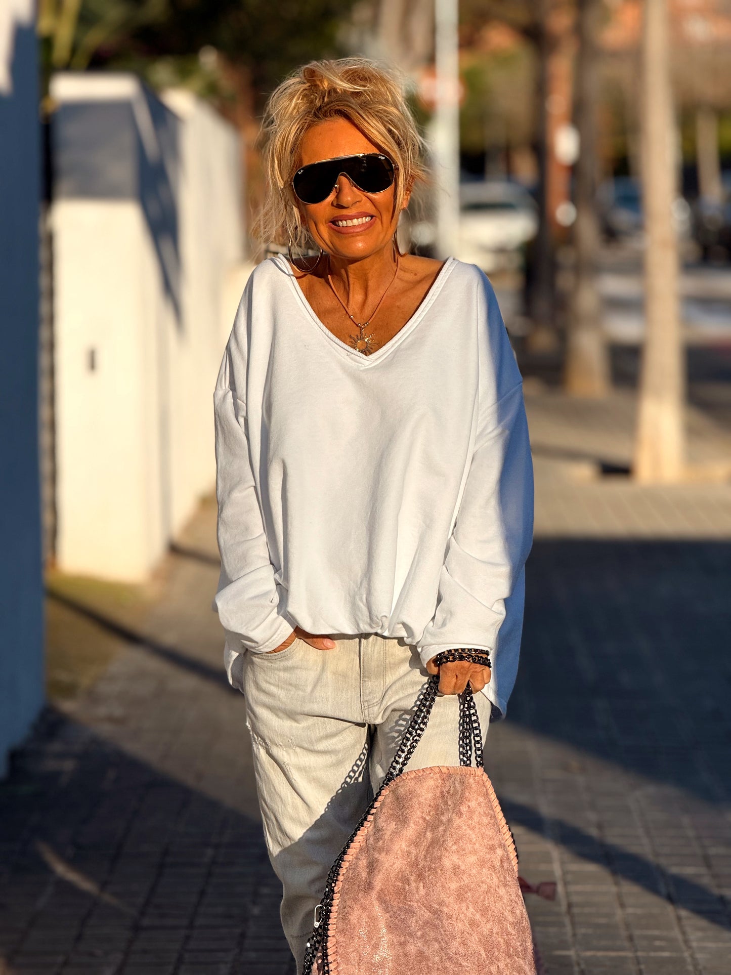 SUDADERA OVERSIZE FILOMENA MULTICOLOR