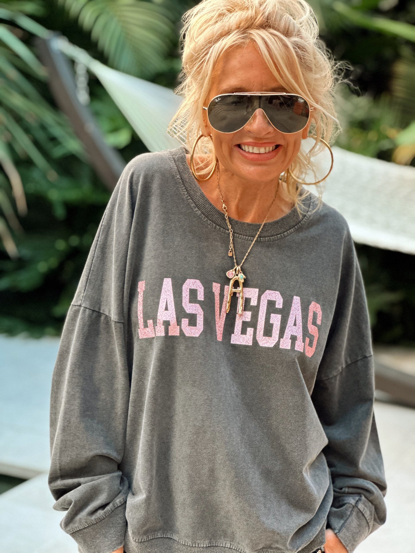 SUDADERA LAS VEGAS GRIS