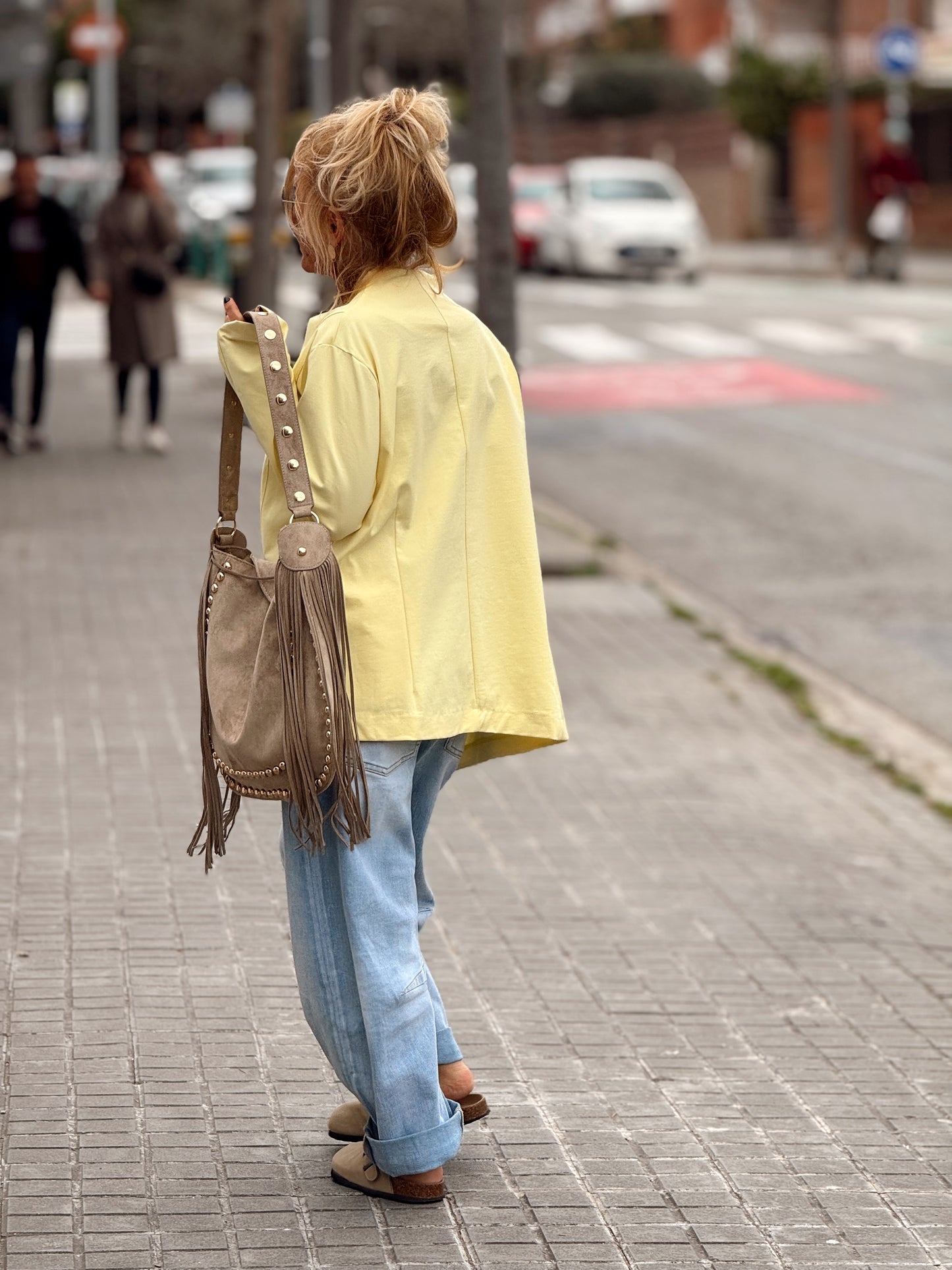 CHAQUETA ASIMÉTRICO VALERIA MULTICOLOR