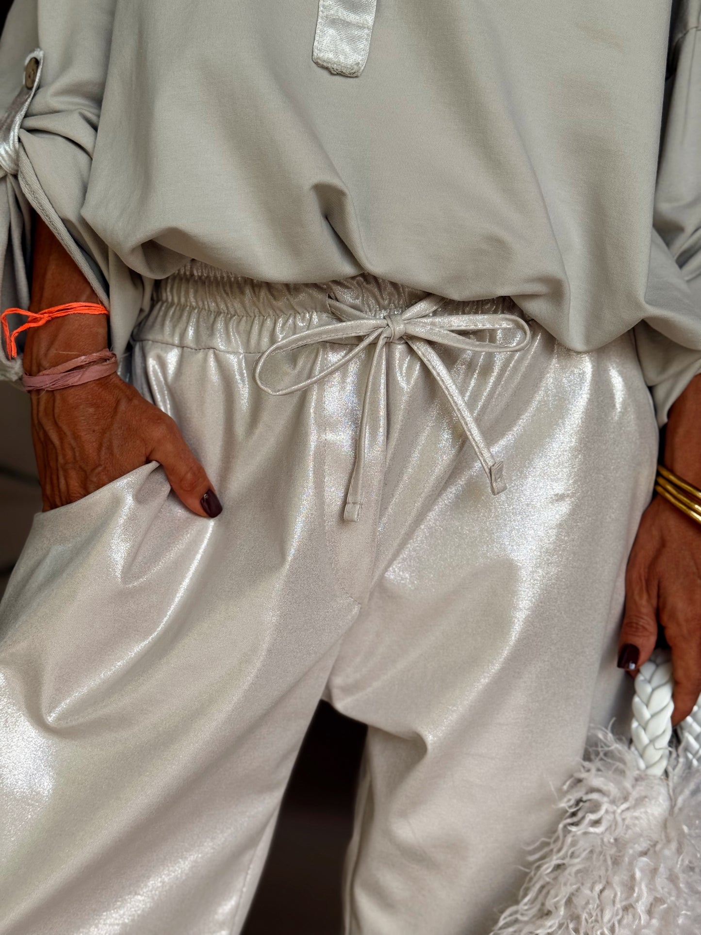 PANTALON BRILLANTE MULTICOLOR