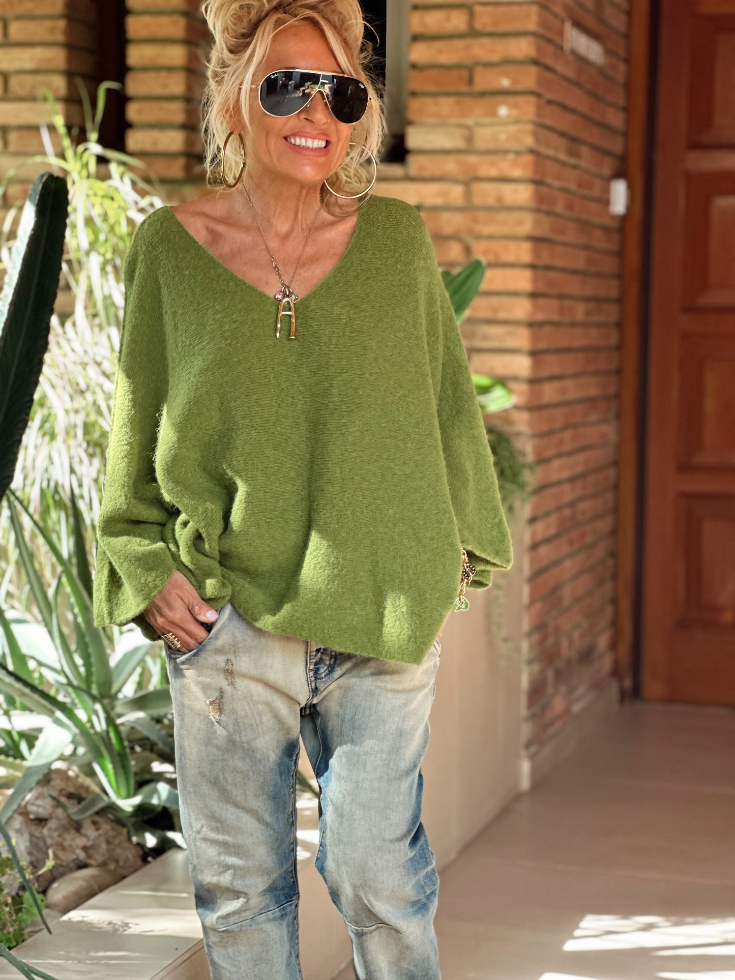 JERSEY OVERSIZE ALPACA NINA OLIVA