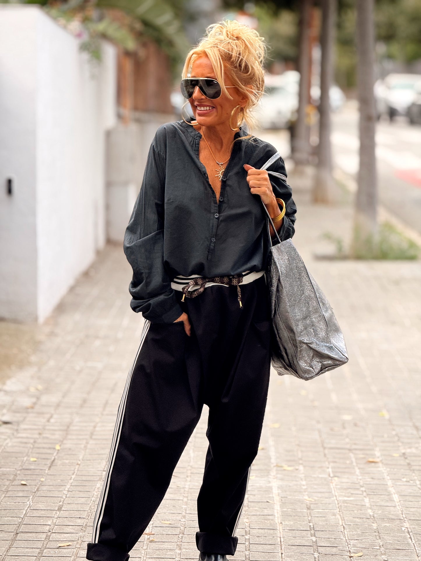 BOLSO PEDRO PLATEADO