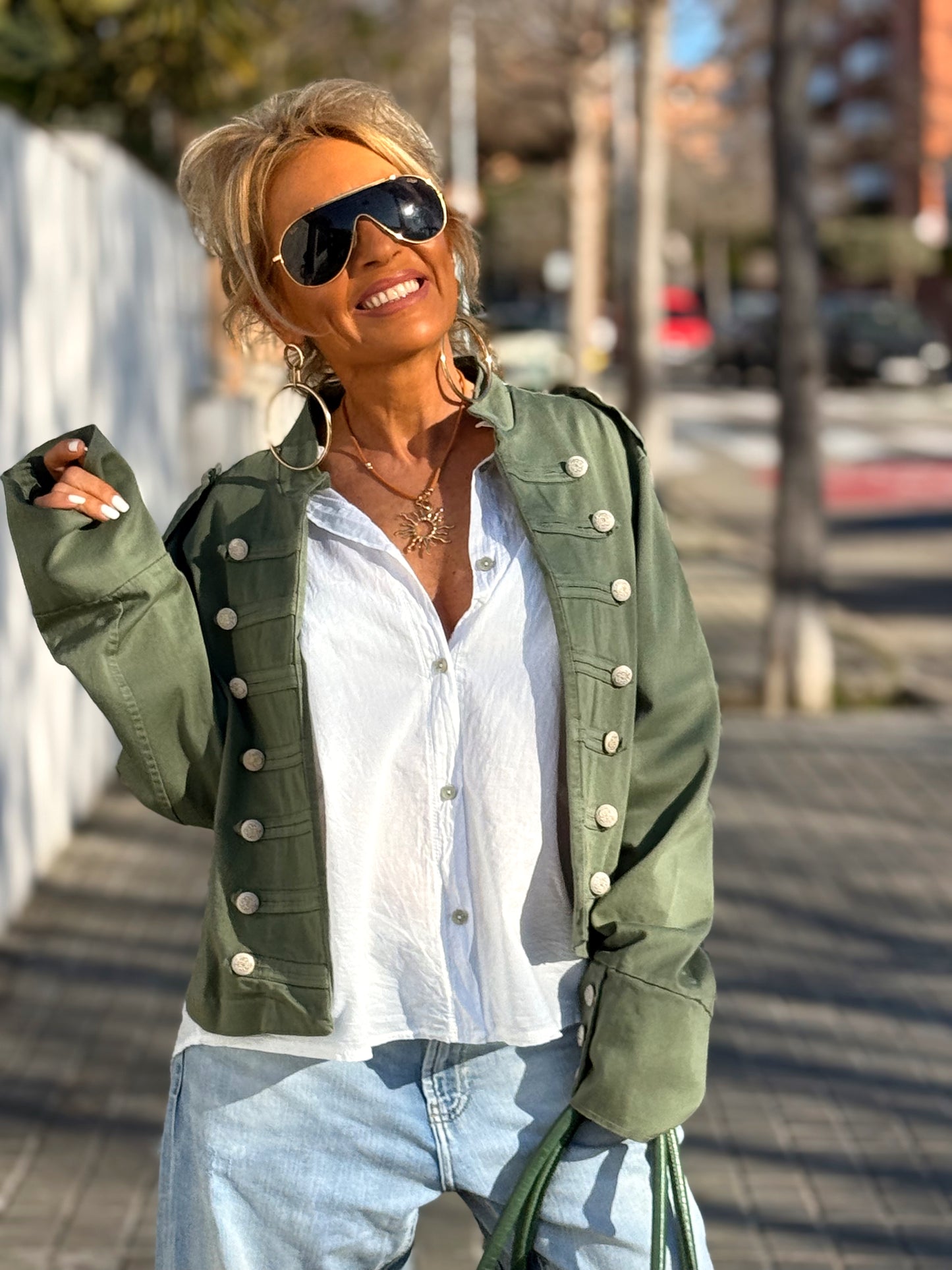 CHAQUETA CORTA COLONIAL MULTICOLOR