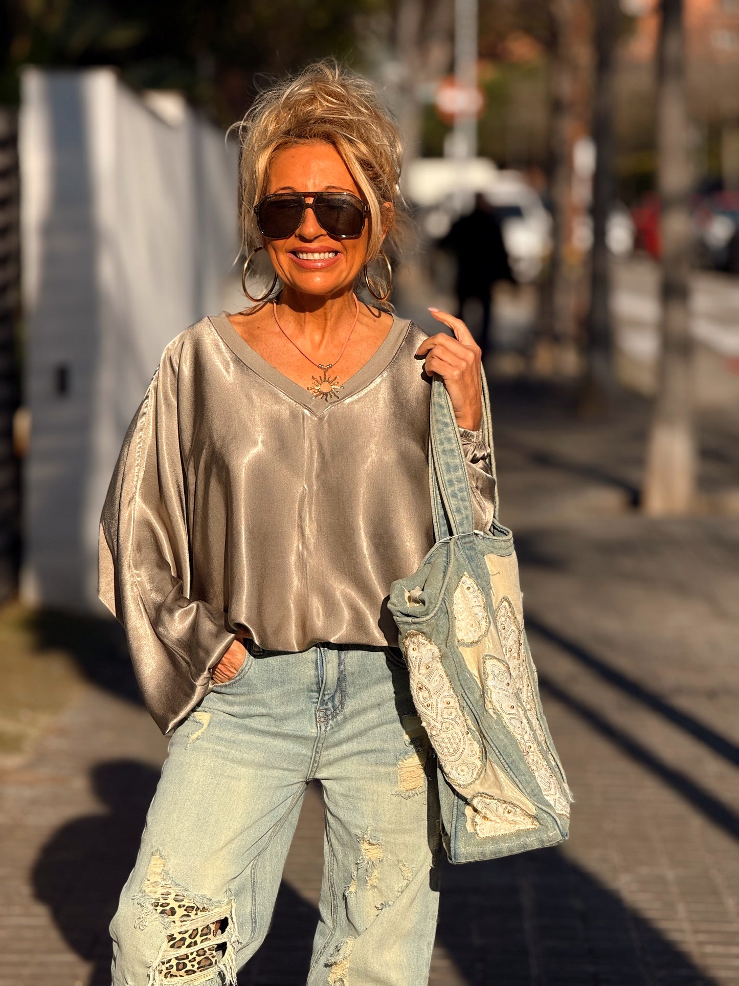 BLUSA OVERSIZE ZIGGY MULTICOLOR