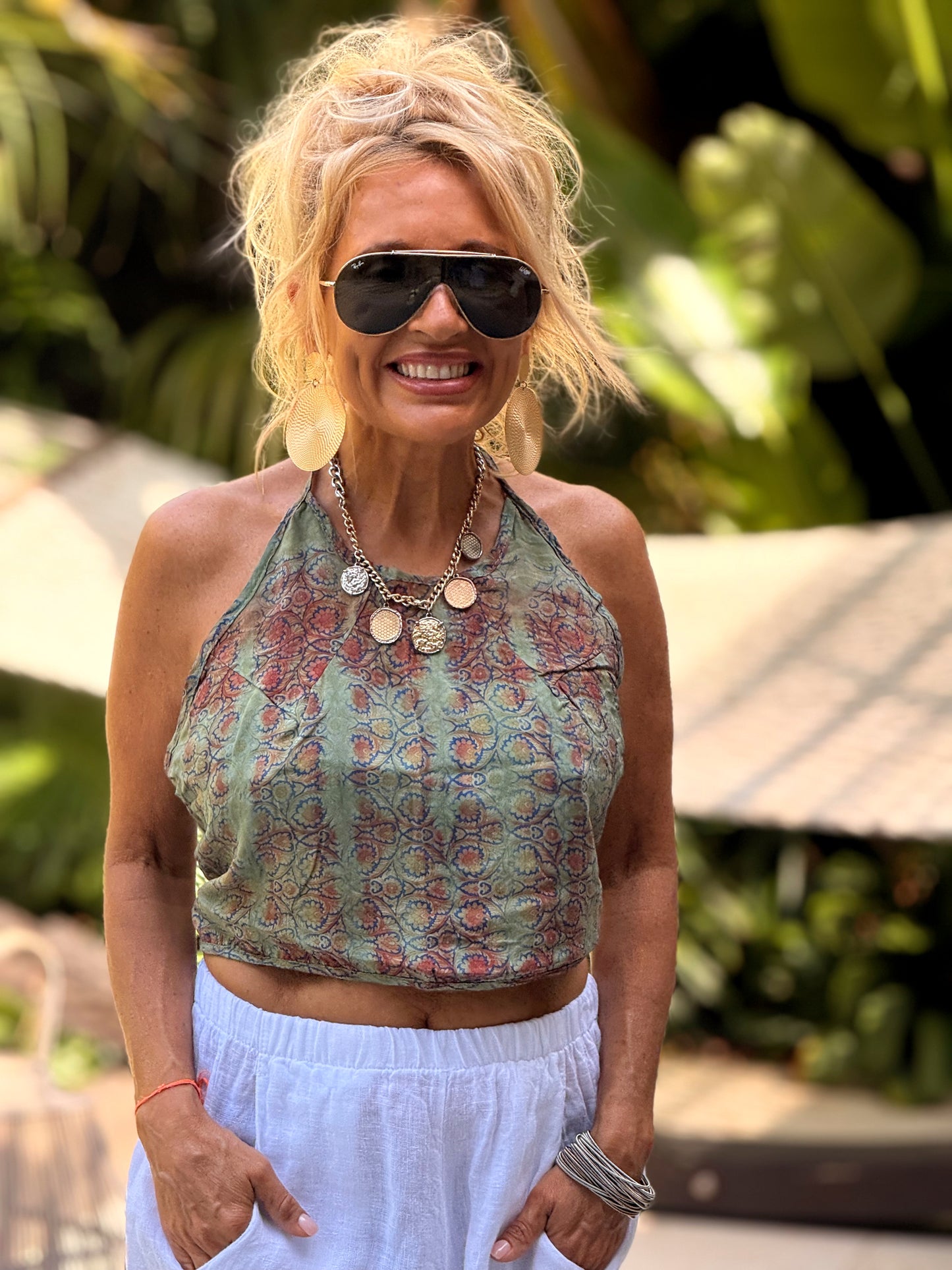 TOP CORTO INDY MULTICOLOR