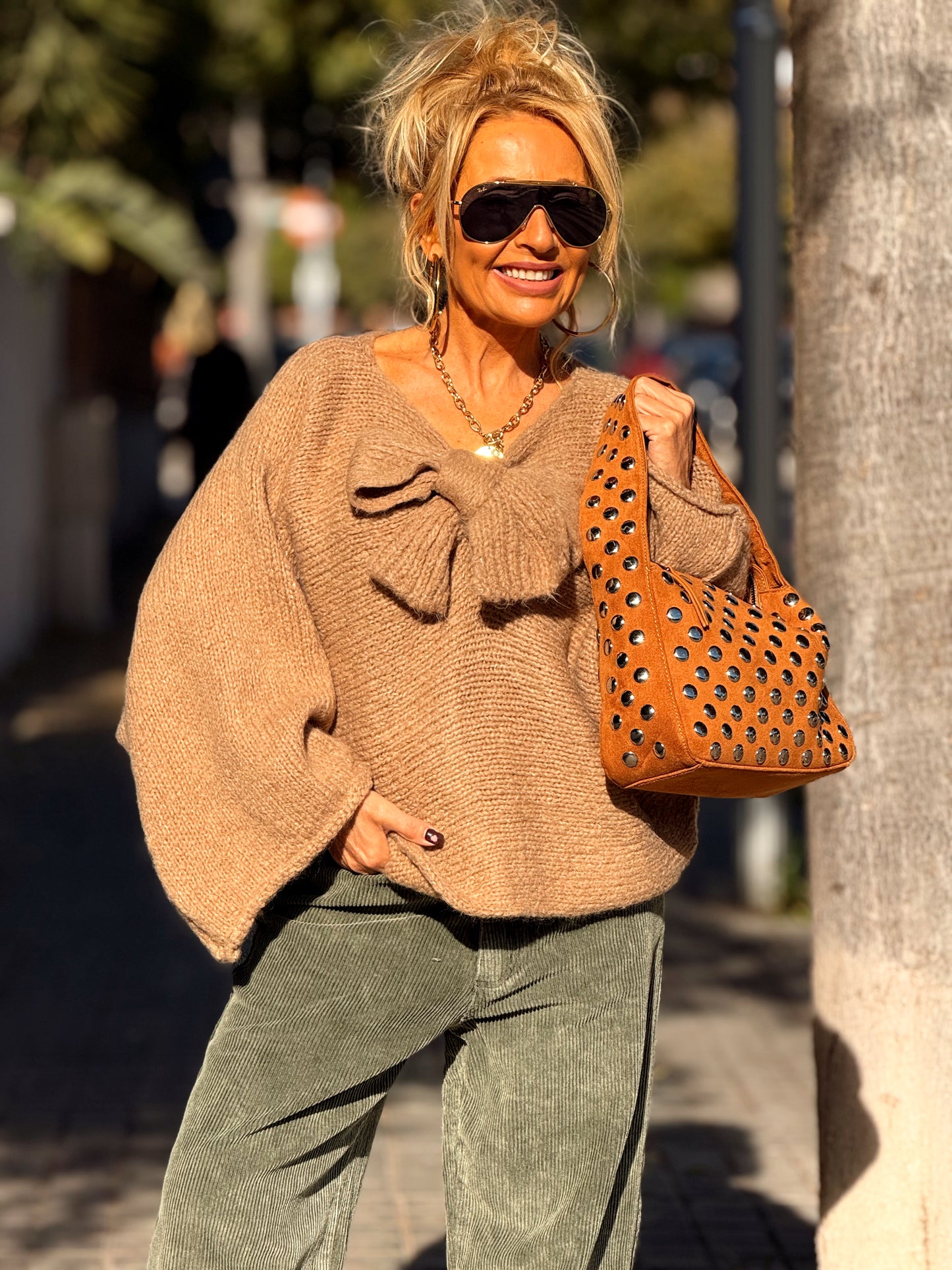 JERSEY CON LAZO MULTICOLOR