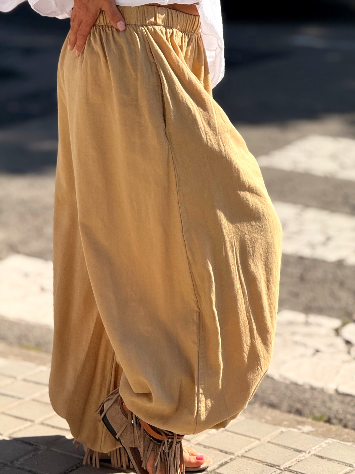 PANTALON MARI OVERSIZE MULTICOLOR