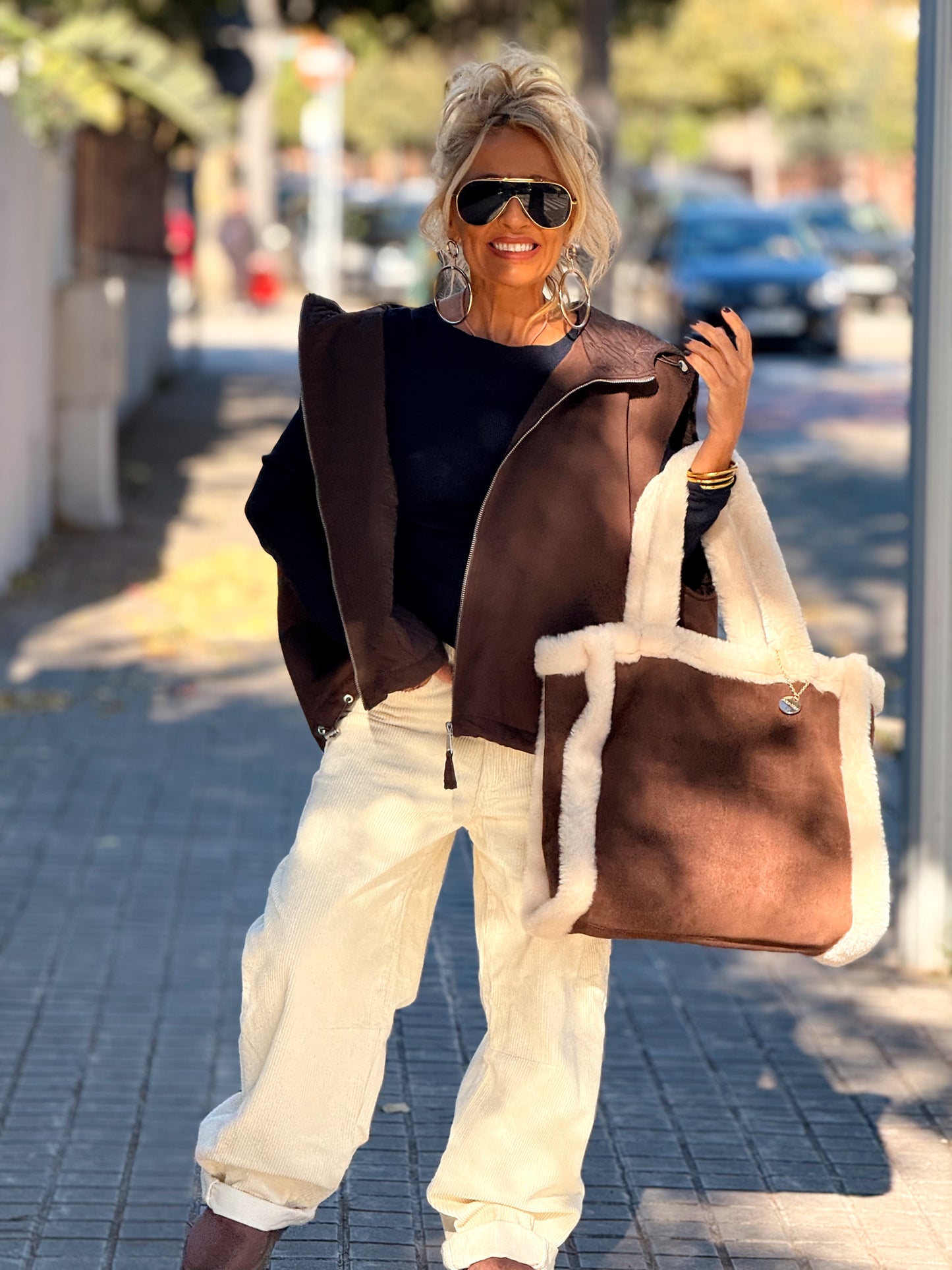 CHALECO SUPER OVERSIZE MARIO MULTICOLOR