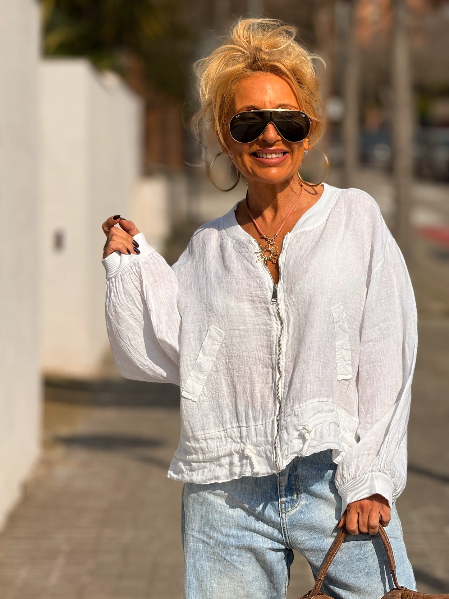 BOMBER LINO CAMILLE MULTICOLOR