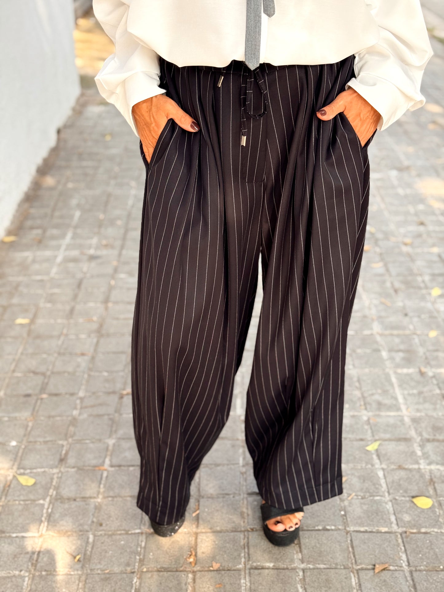 PANTALON OVERSIZE RAYAS MULTICOLOR