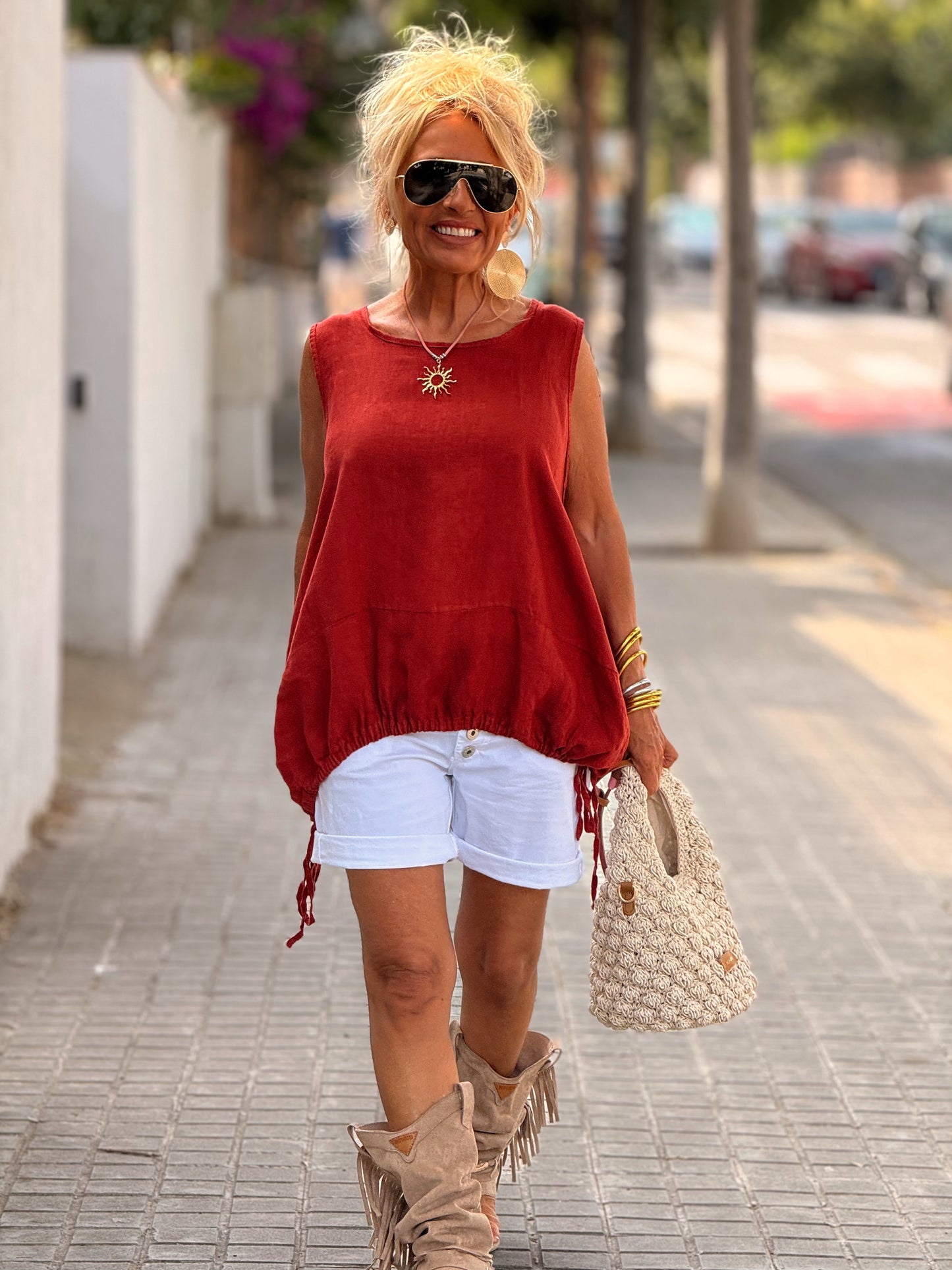 BLUSA LINO ARTHUR MULTICOLOR