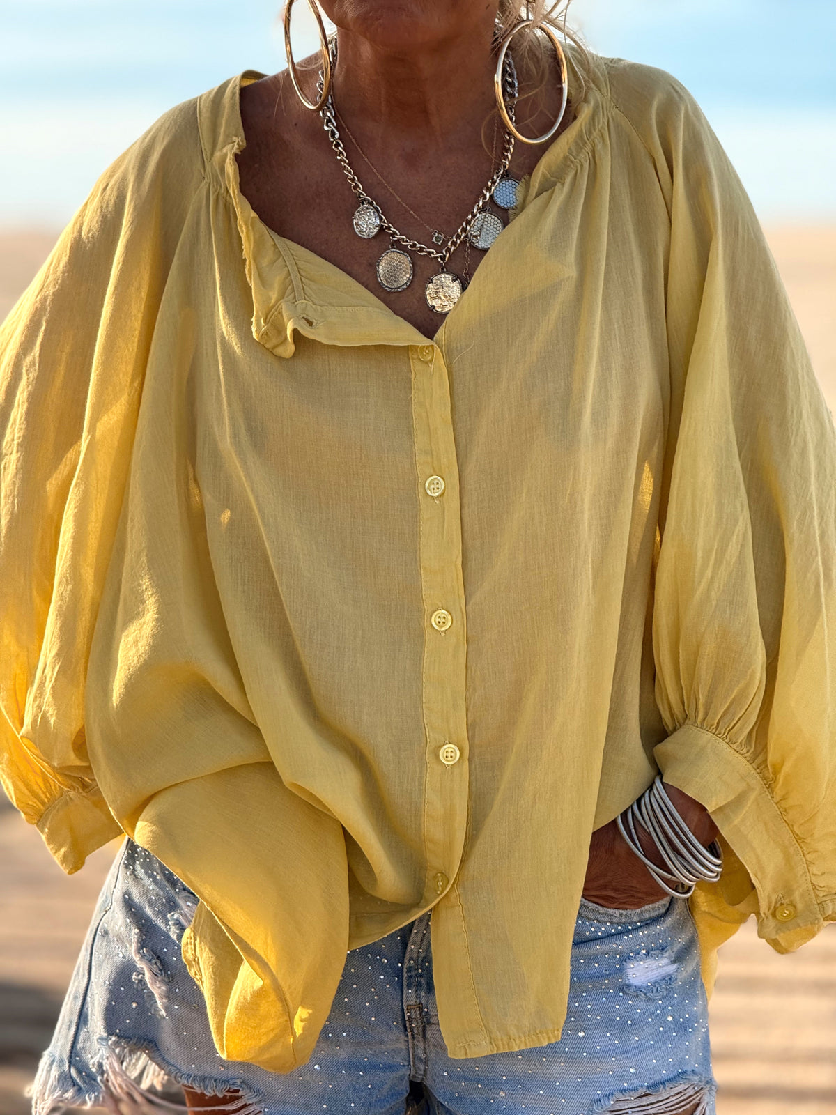 BLUSA OVERSIZE NINA MULTICOLOR