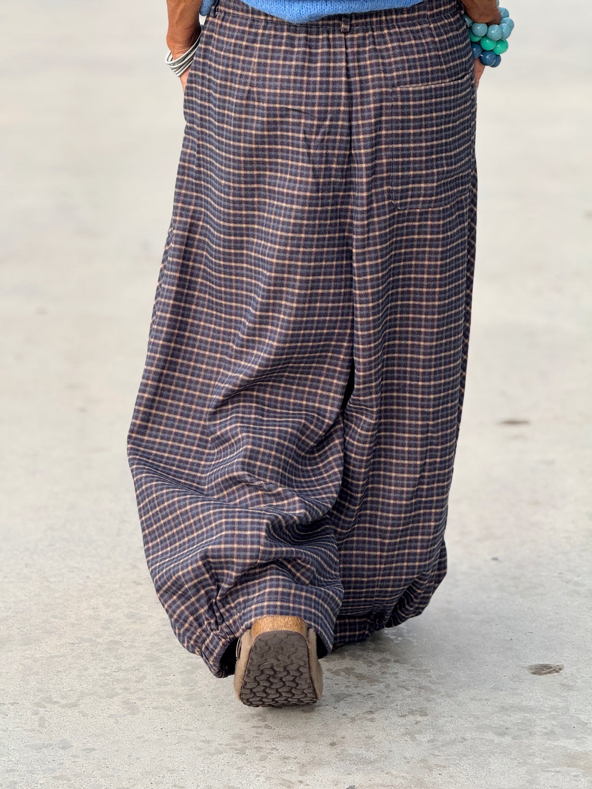 PANTALON CUADROS LEA MULTICOLOR
