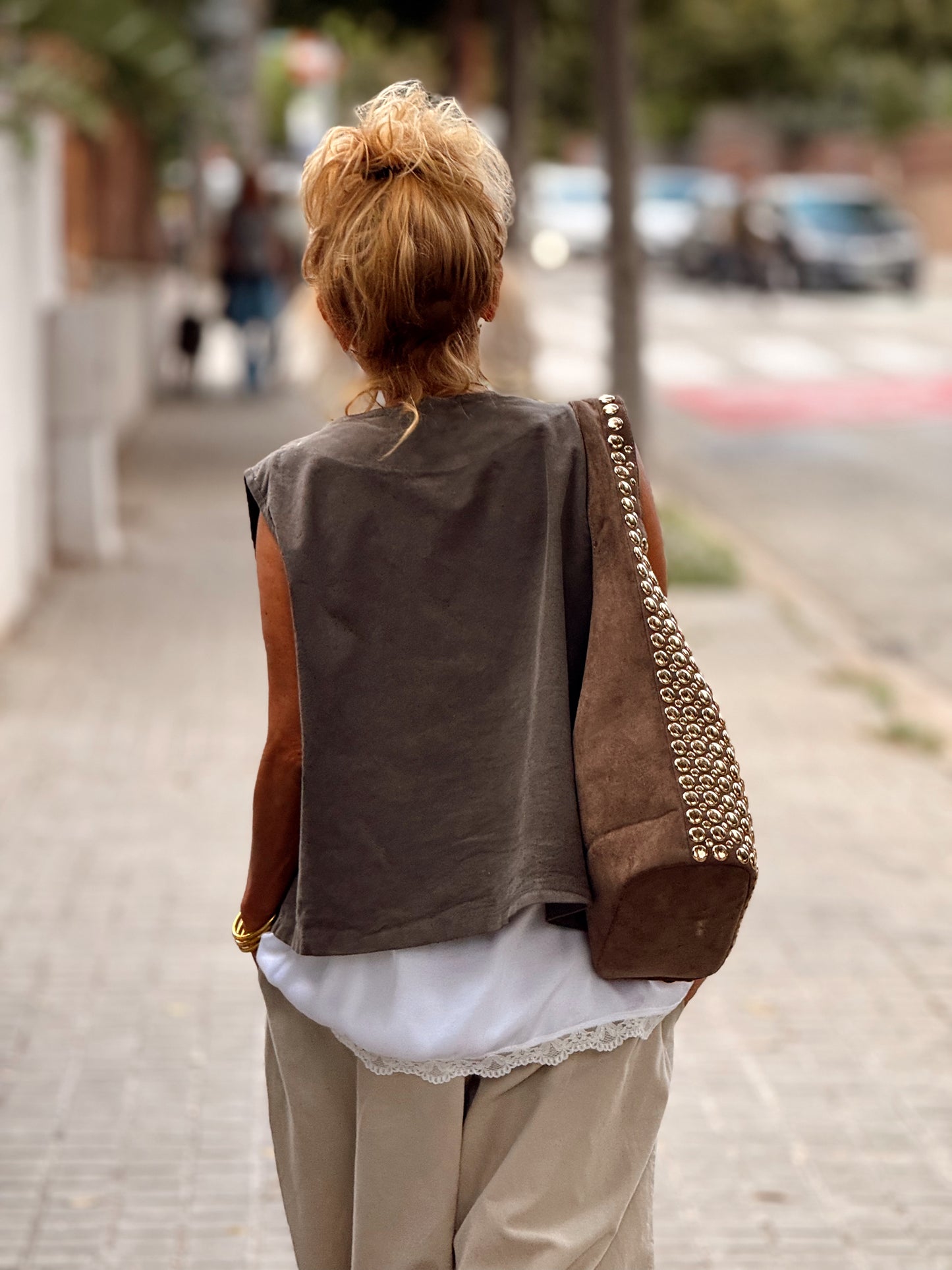 CHALECO PANA RITA TOPO